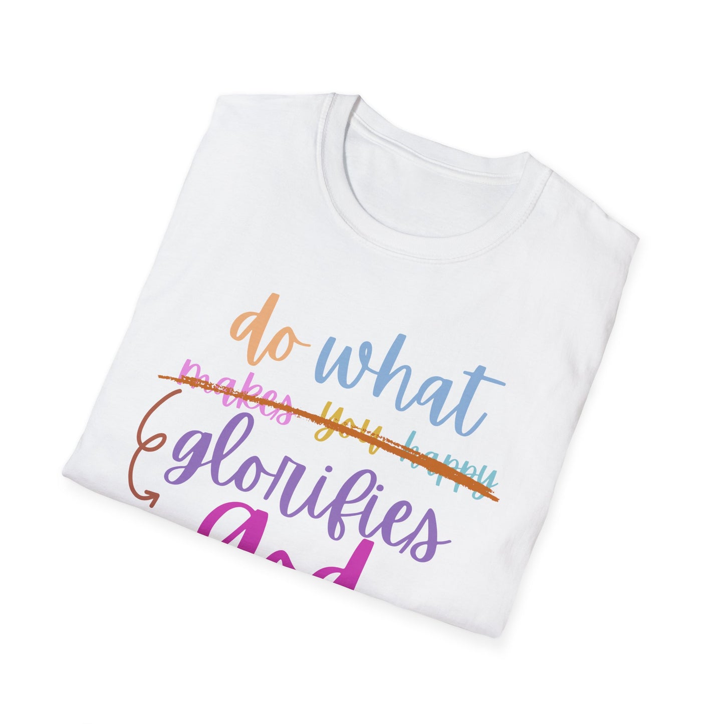 Christian Inspirational T-Shirt - Glorify God, Not Yourself