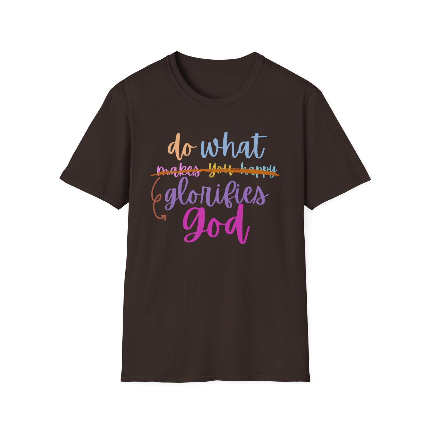 Christian Inspirational T-Shirt - Glorify God, Not Yourself