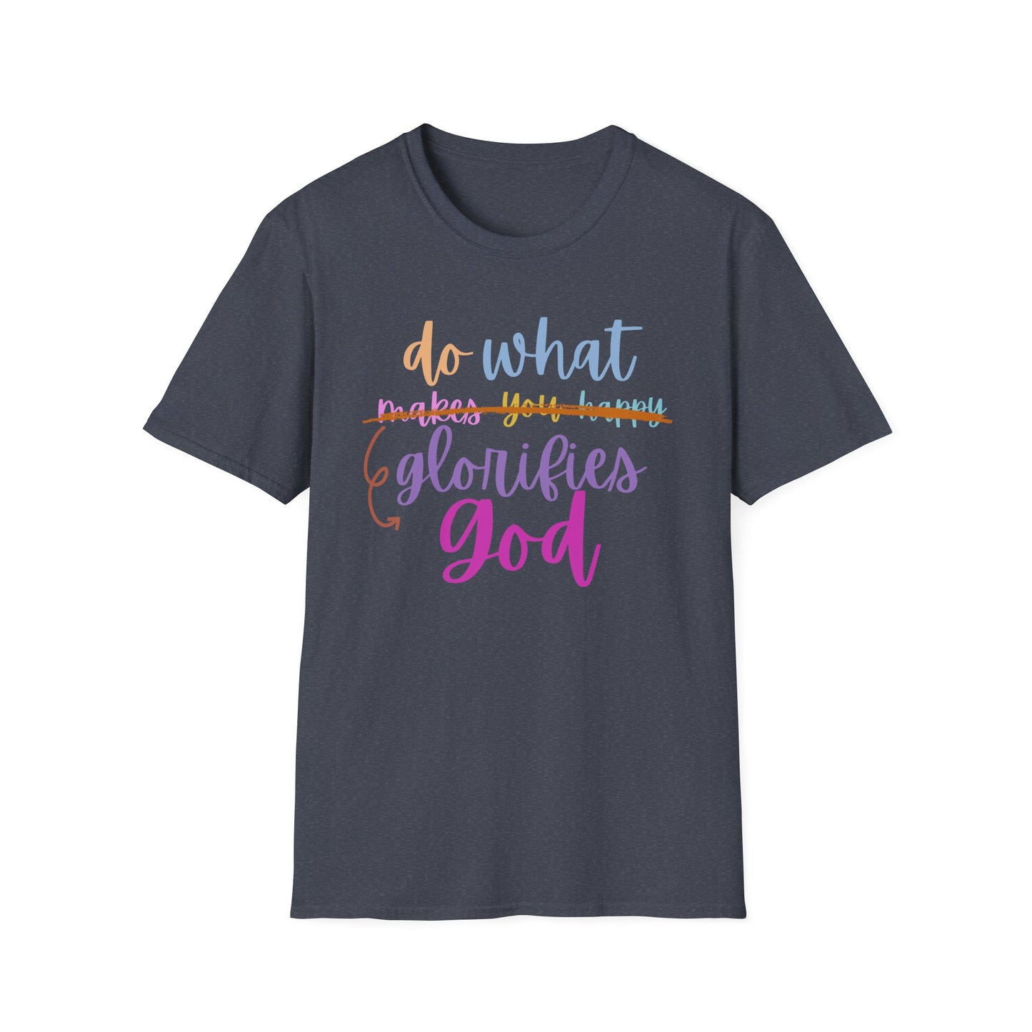 Christian Inspirational T-Shirt - Glorify God, Not Yourself