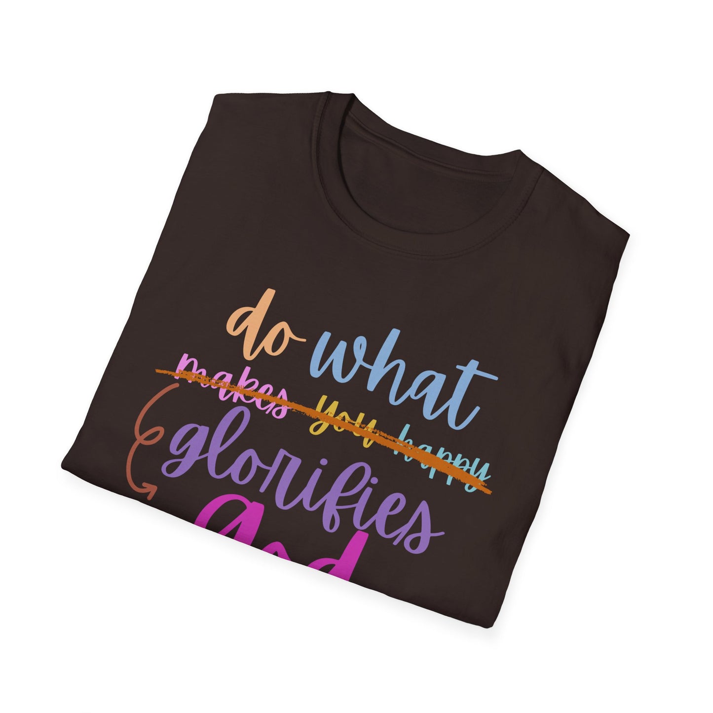 Christian Inspirational T-Shirt - Glorify God, Not Yourself