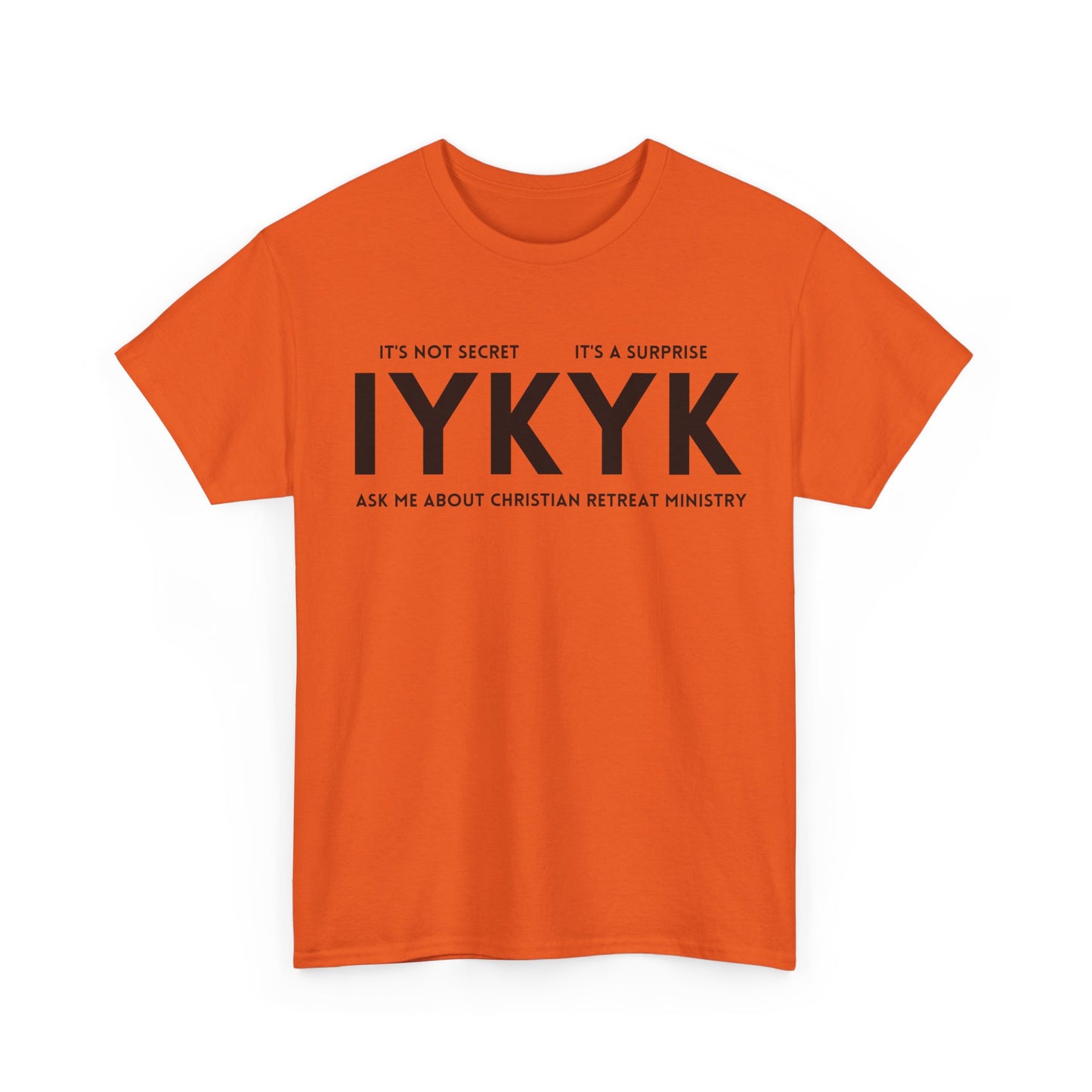 Christian Retreat Ministry Unisex Tee - IYKYK Heavy Cotton T-Shirt for Men and Women