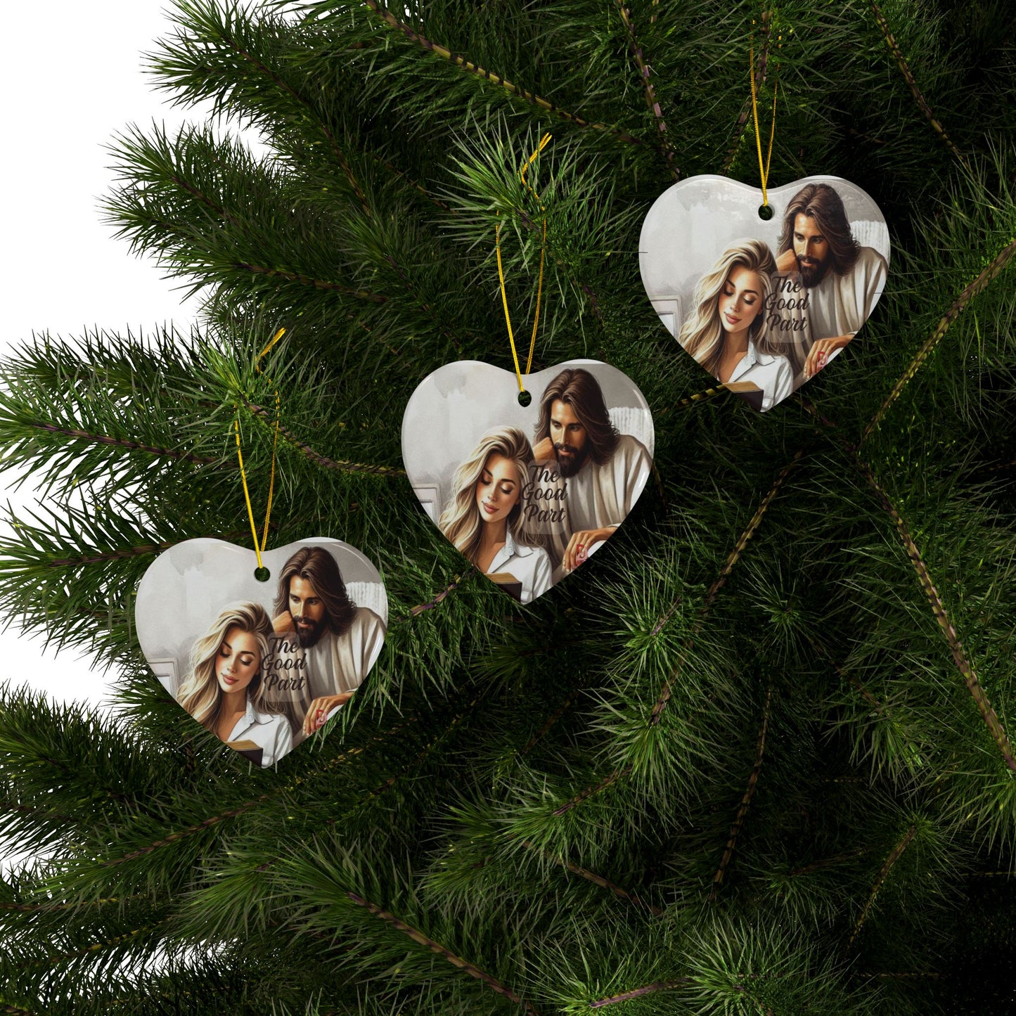 The Good Part Ceramic Ornaments