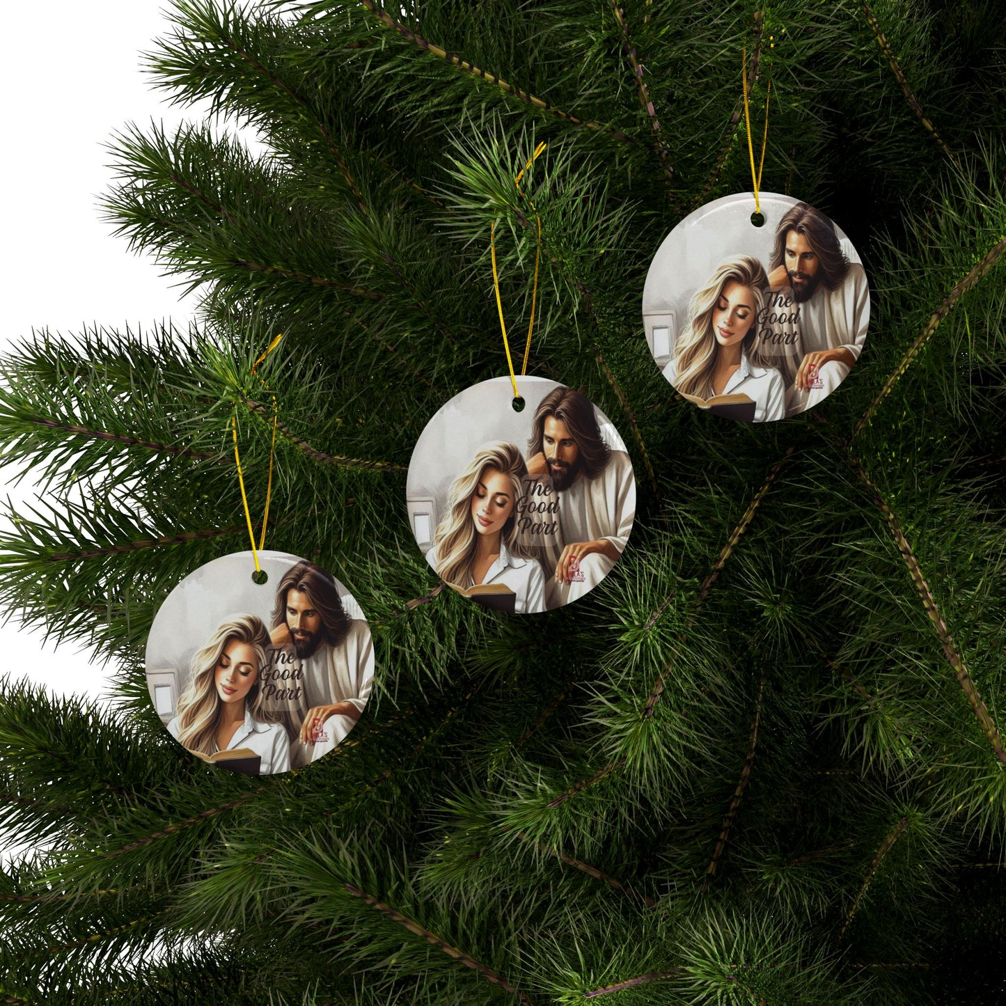 The Good Part Ceramic Ornaments
