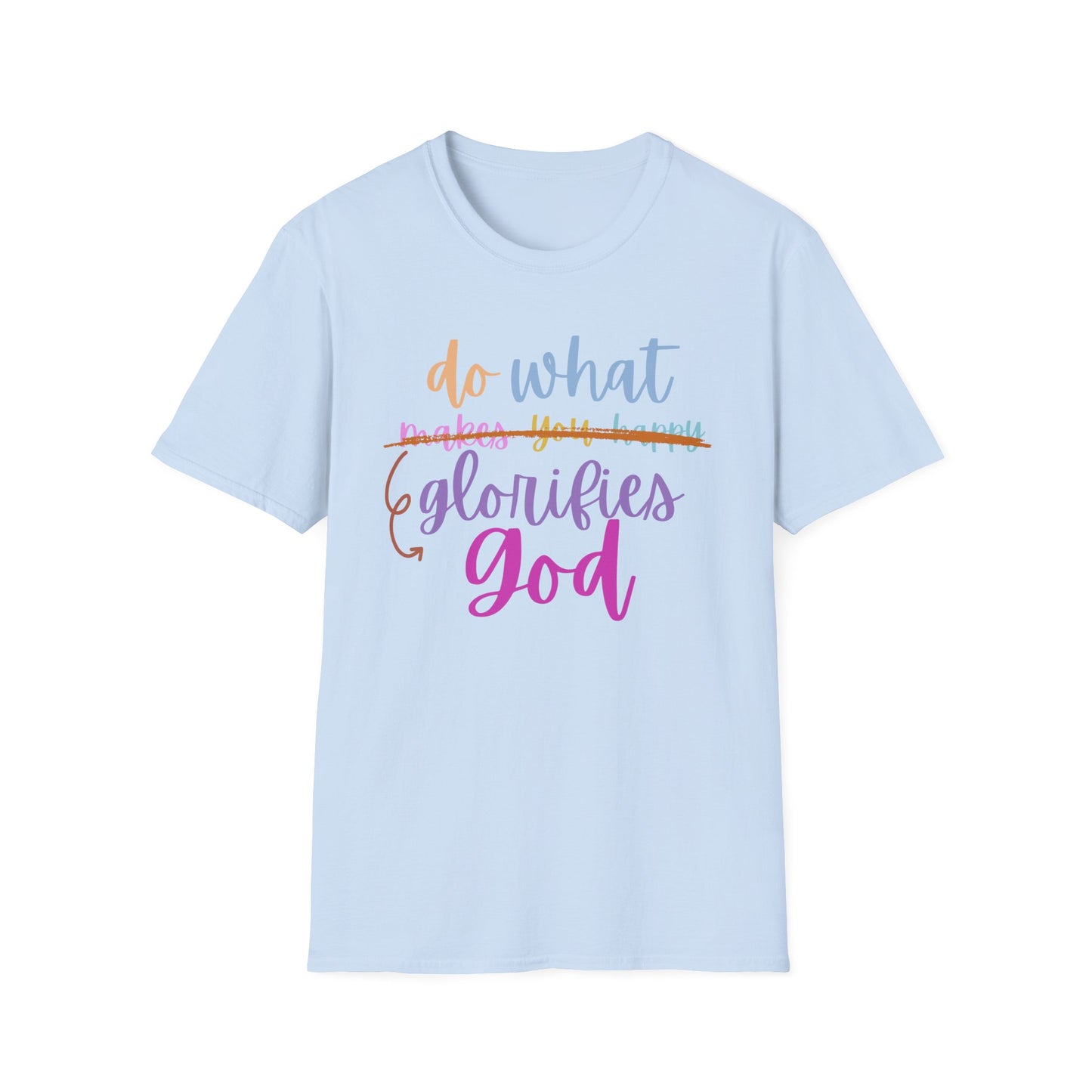 Christian Inspirational T-Shirt - Glorify God, Not Yourself