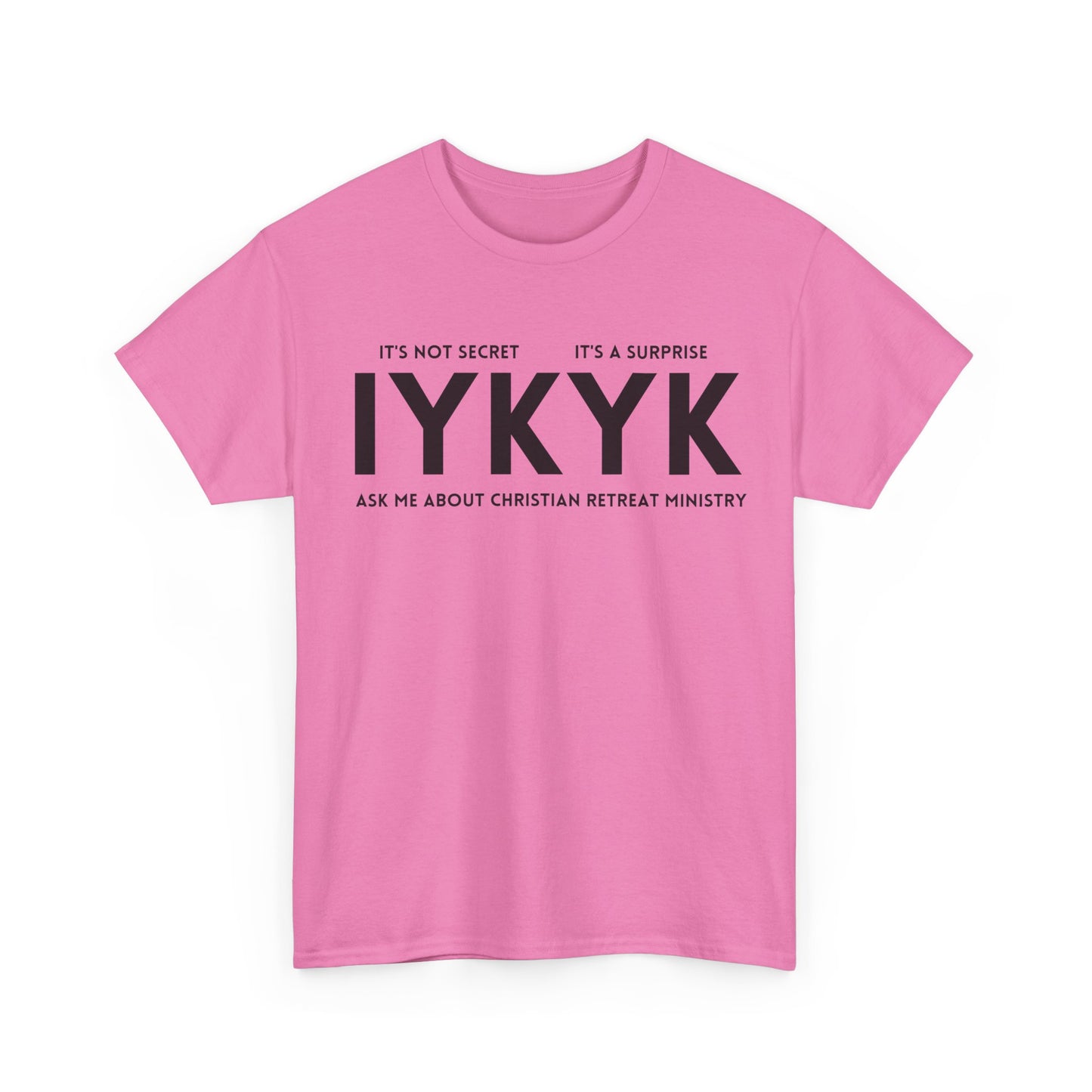 Christian Retreat Ministry Unisex Tee - IYKYK Heavy Cotton T-Shirt for Men and Women