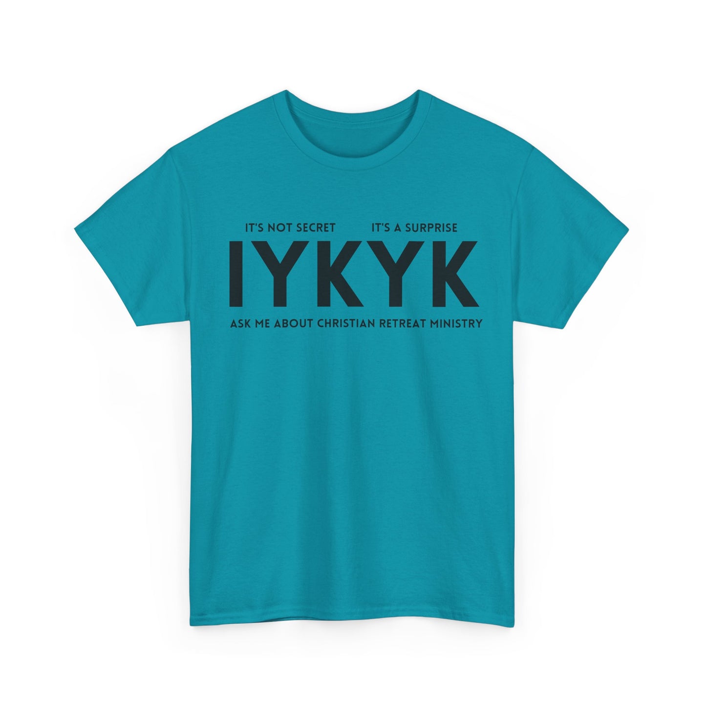 Christian Retreat Ministry Unisex Tee - IYKYK Heavy Cotton T-Shirt for Men and Women