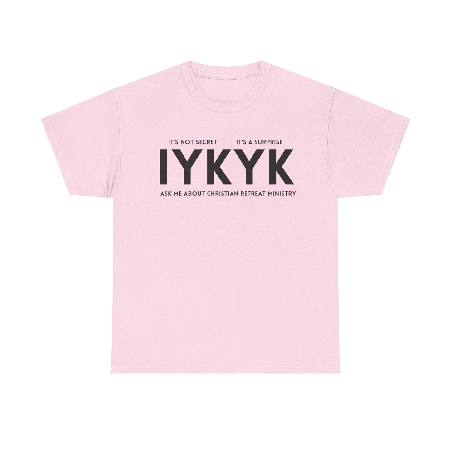 Christian Retreat Ministry Unisex Tee - IYKYK Heavy Cotton T-Shirt for Men and Women