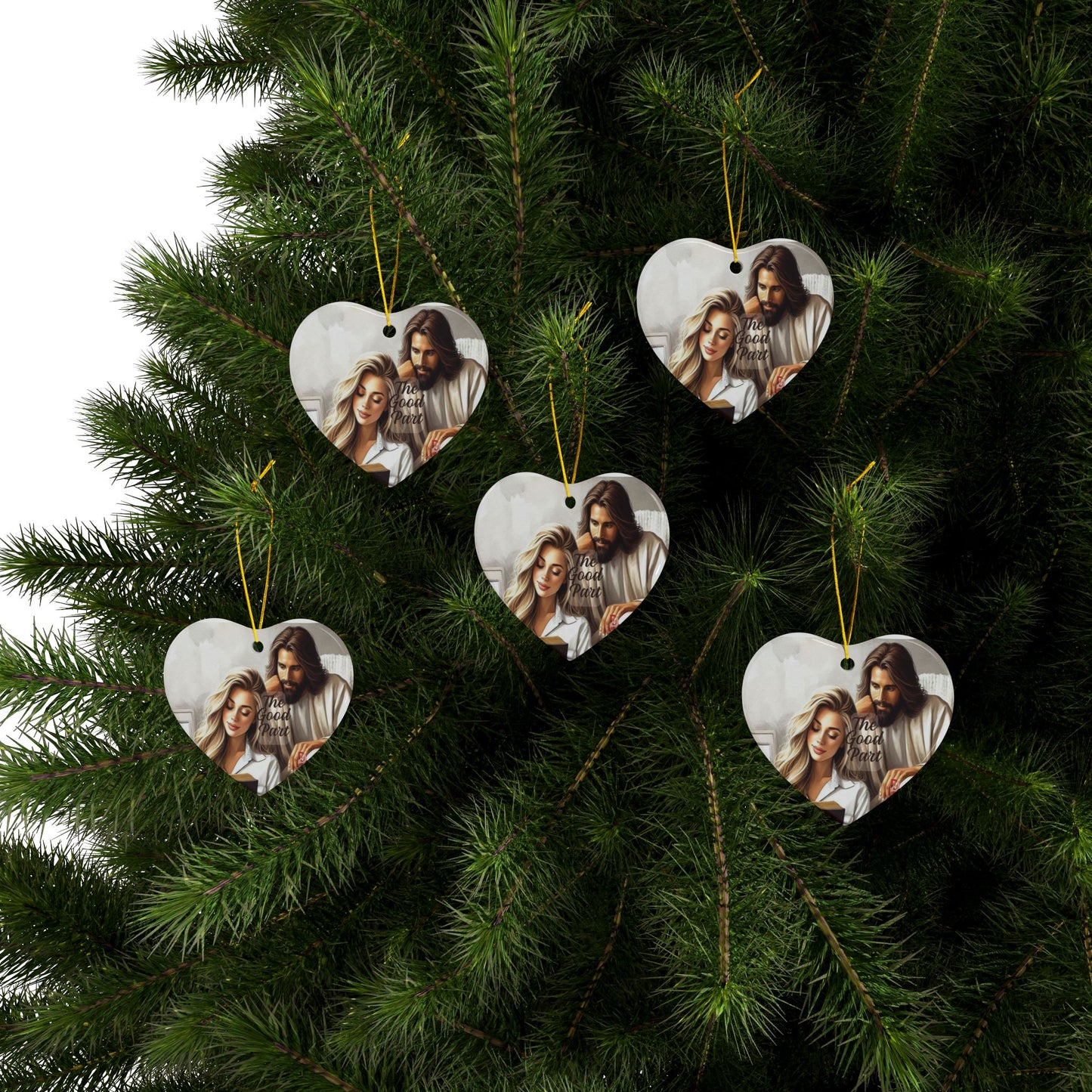 The Good Part Ceramic Ornaments