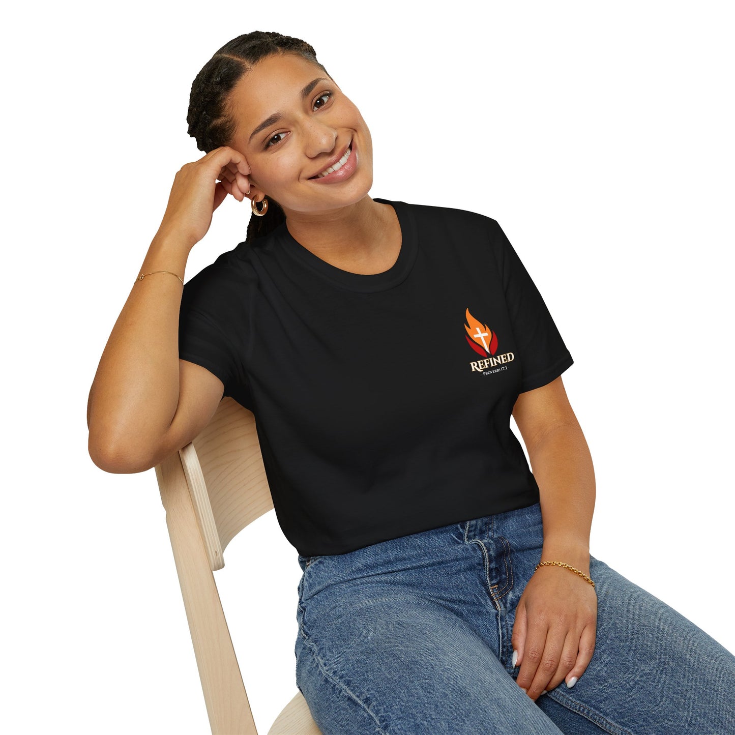 Christian Retreat Team Unisex T-Shirt with Proverbs 17:3 Design
