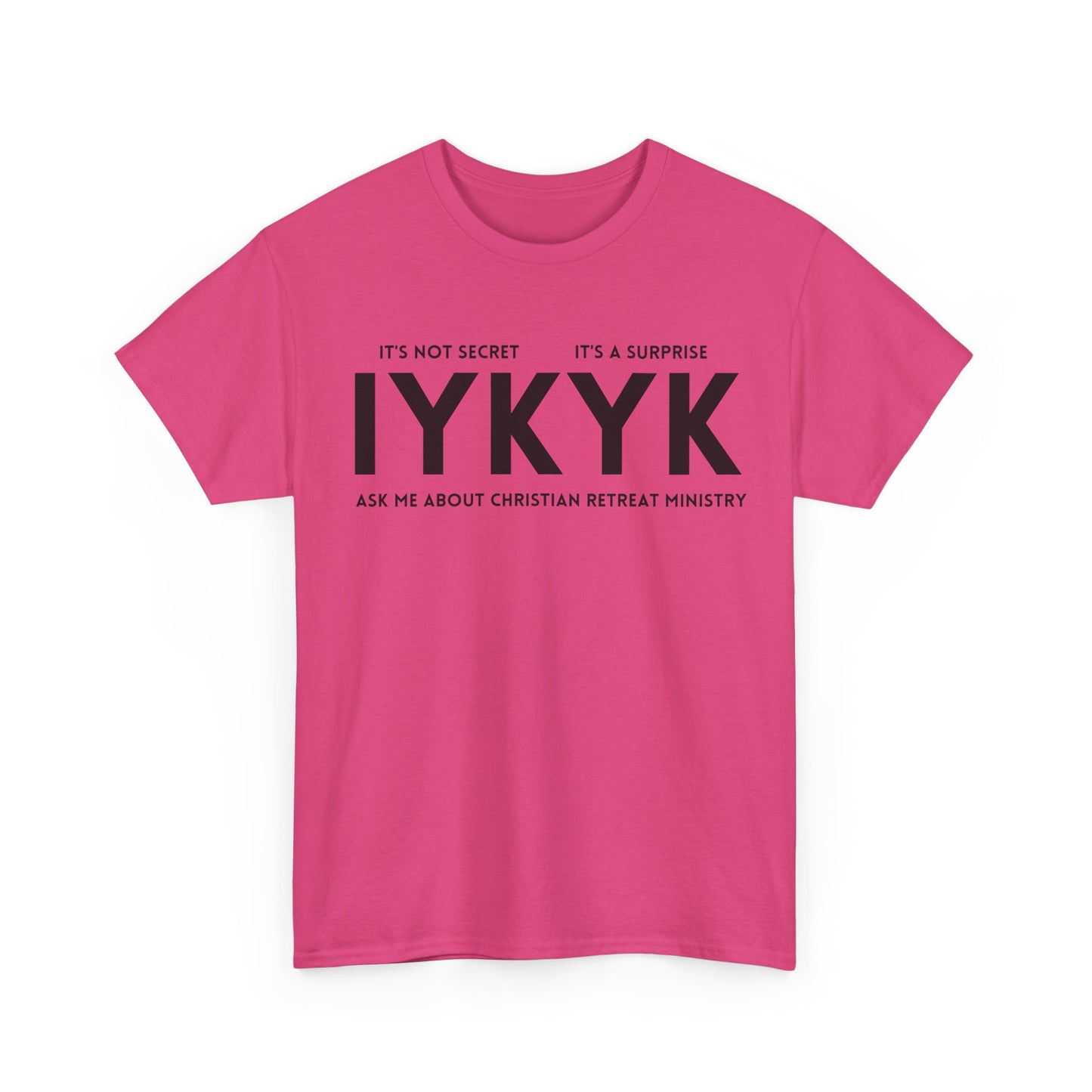Christian Retreat Ministry Unisex Tee - IYKYK Heavy Cotton T-Shirt for Men and Women