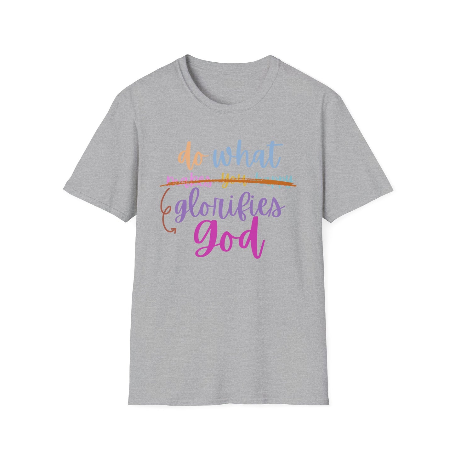 Christian Inspirational T-Shirt - Glorify God, Not Yourself