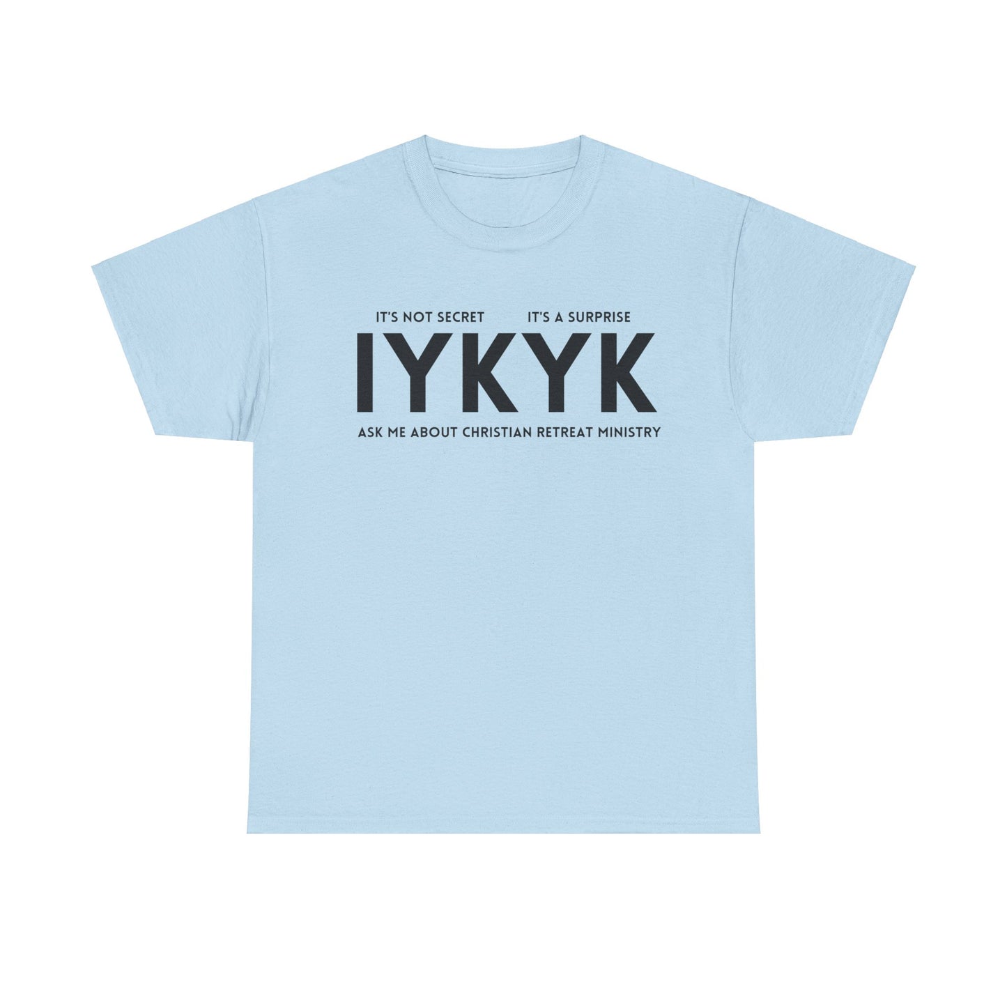 Christian Retreat Ministry Unisex Tee - IYKYK Heavy Cotton T-Shirt for Men and Women