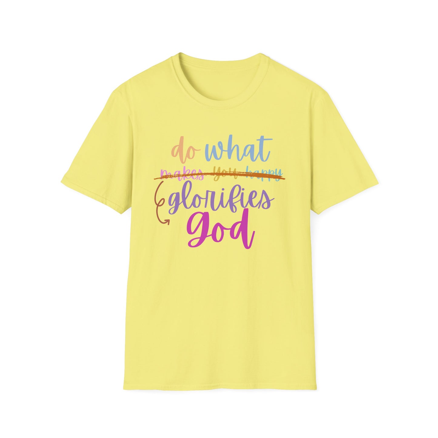 Christian Inspirational T-Shirt - Glorify God, Not Yourself