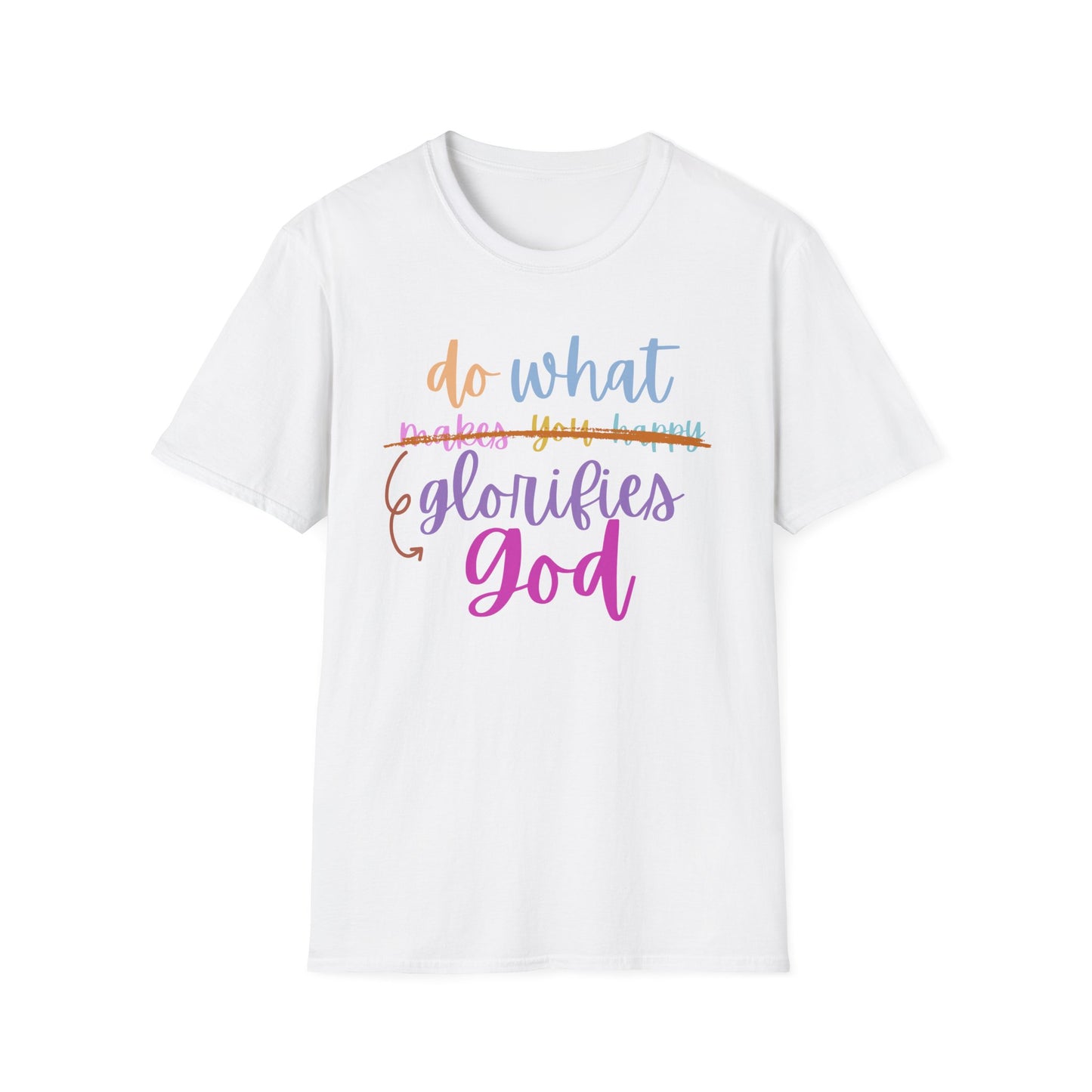 Christian Inspirational T-Shirt - Glorify God, Not Yourself
