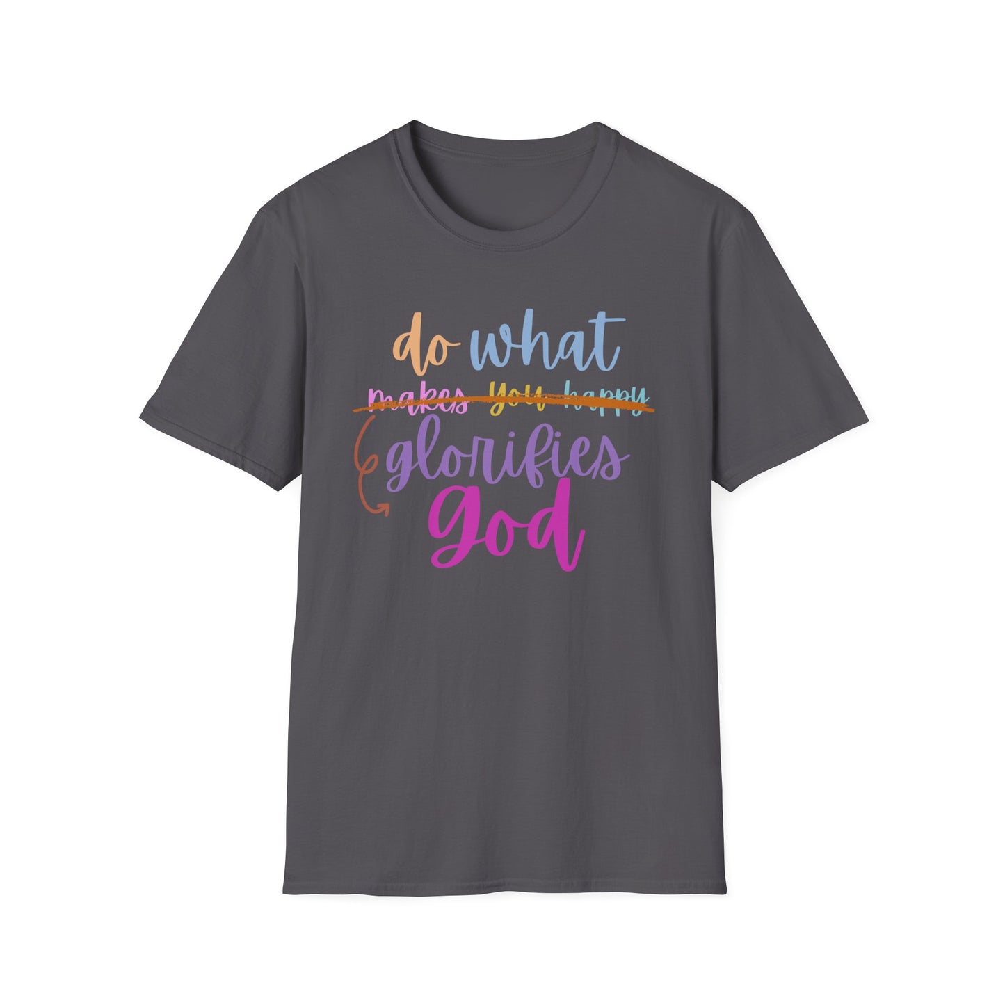 Christian Inspirational T-Shirt - Glorify God, Not Yourself
