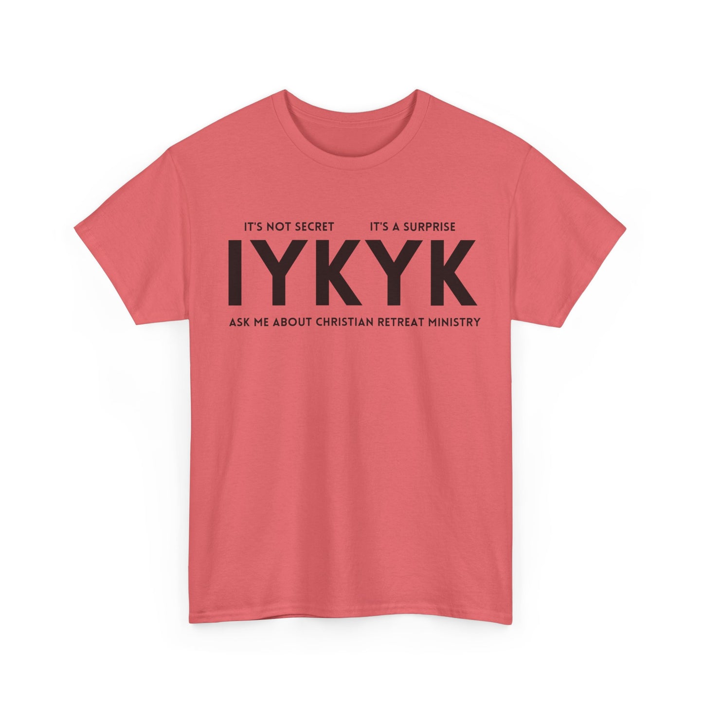 Christian Retreat Ministry Unisex Tee - IYKYK Heavy Cotton T-Shirt for Men and Women