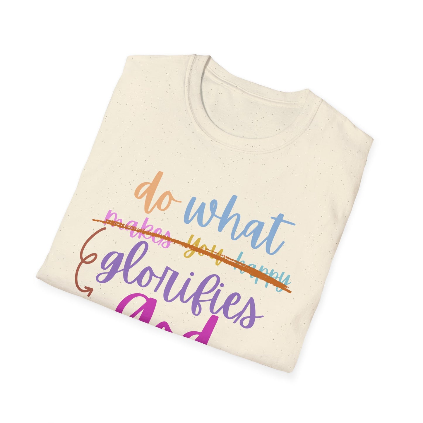 Christian Inspirational T-Shirt - Glorify God, Not Yourself
