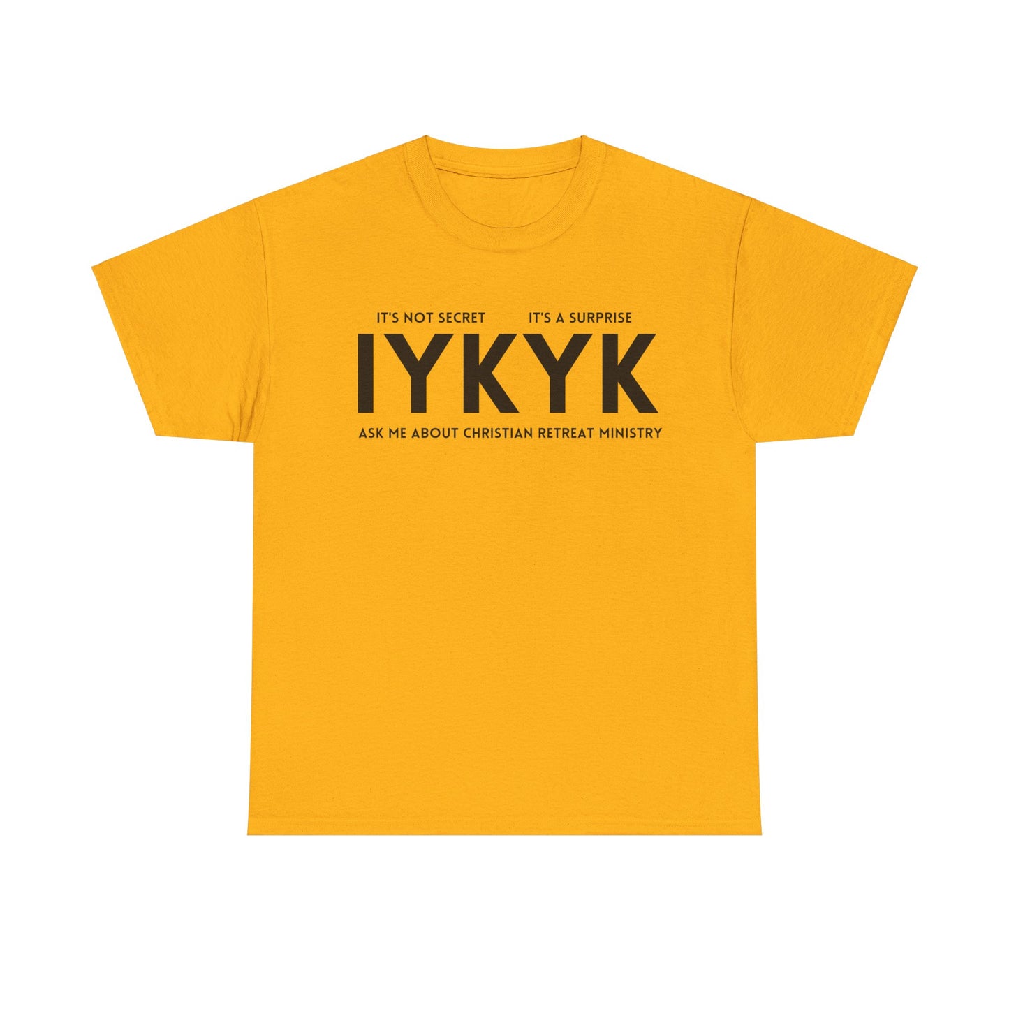 Christian Retreat Ministry Unisex Tee - IYKYK Heavy Cotton T-Shirt for Men and Women