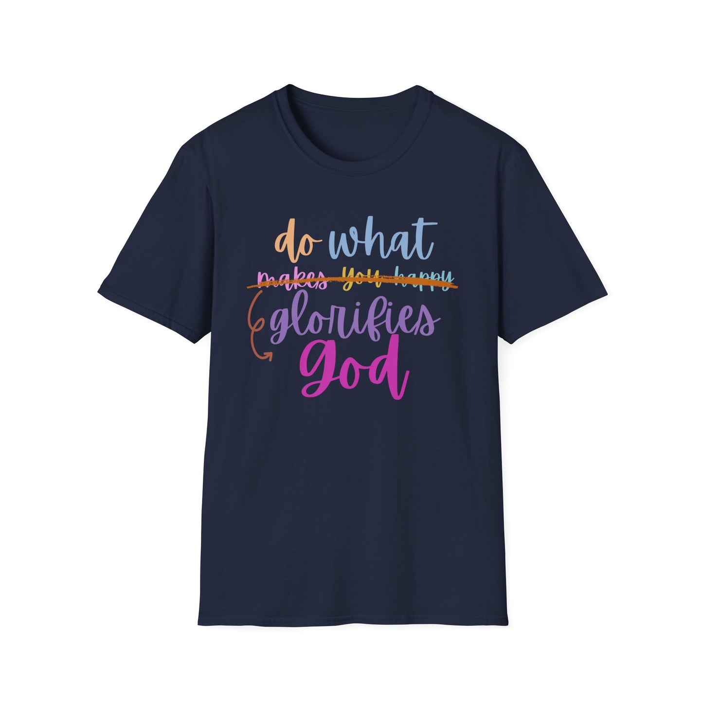 Christian Inspirational T-Shirt - Glorify God, Not Yourself