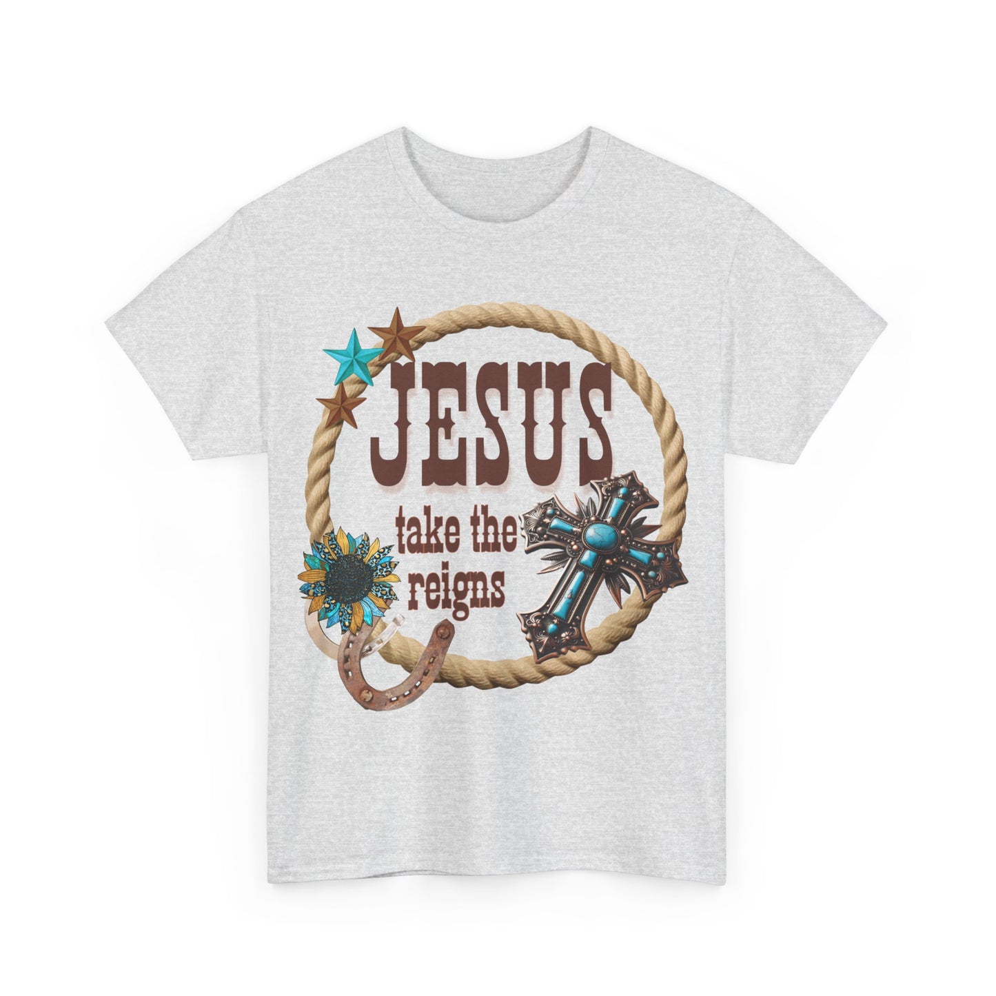 Jesus Take the Reins Unisex Tee
