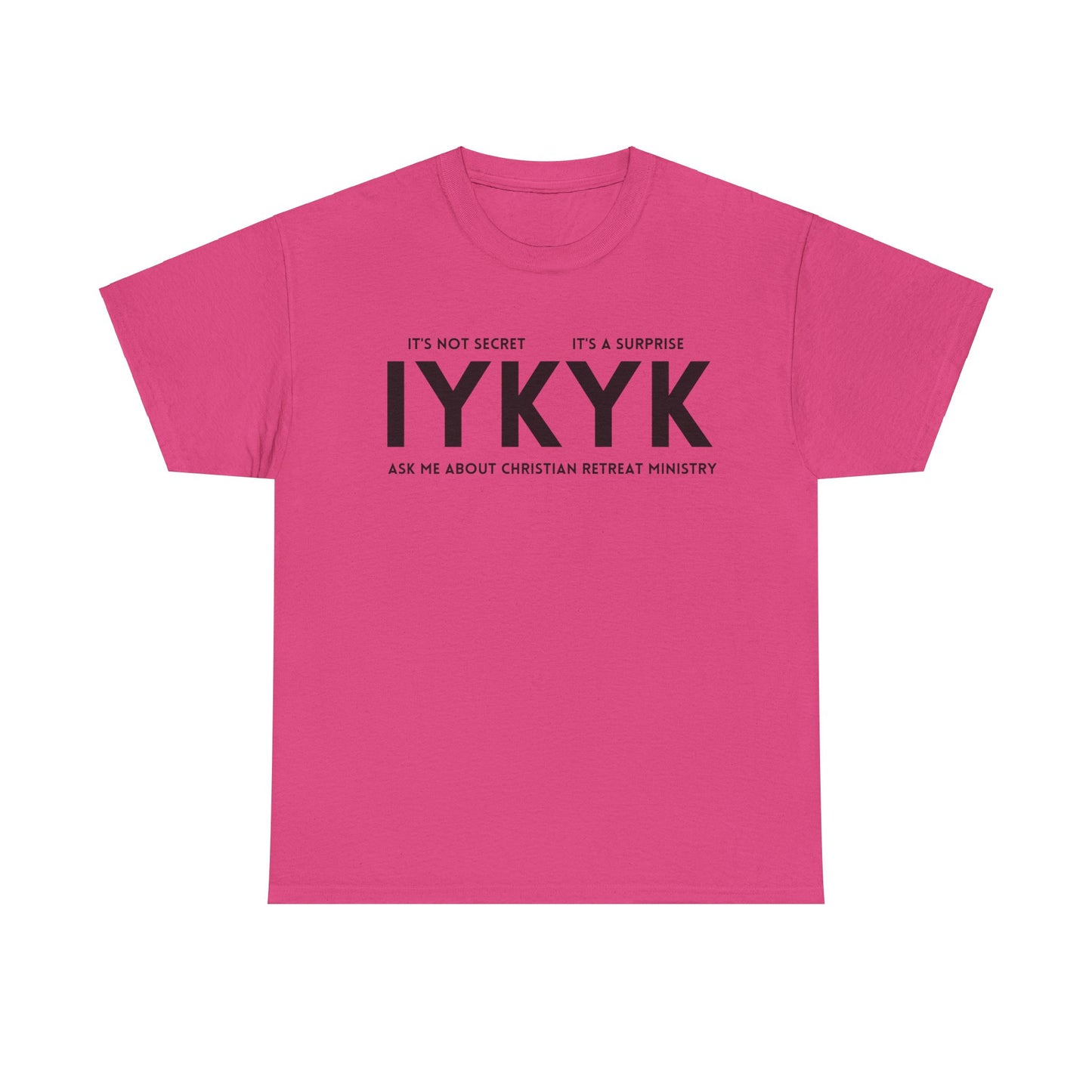 Christian Retreat Ministry Unisex Tee - IYKYK Heavy Cotton T-Shirt for Men and Women