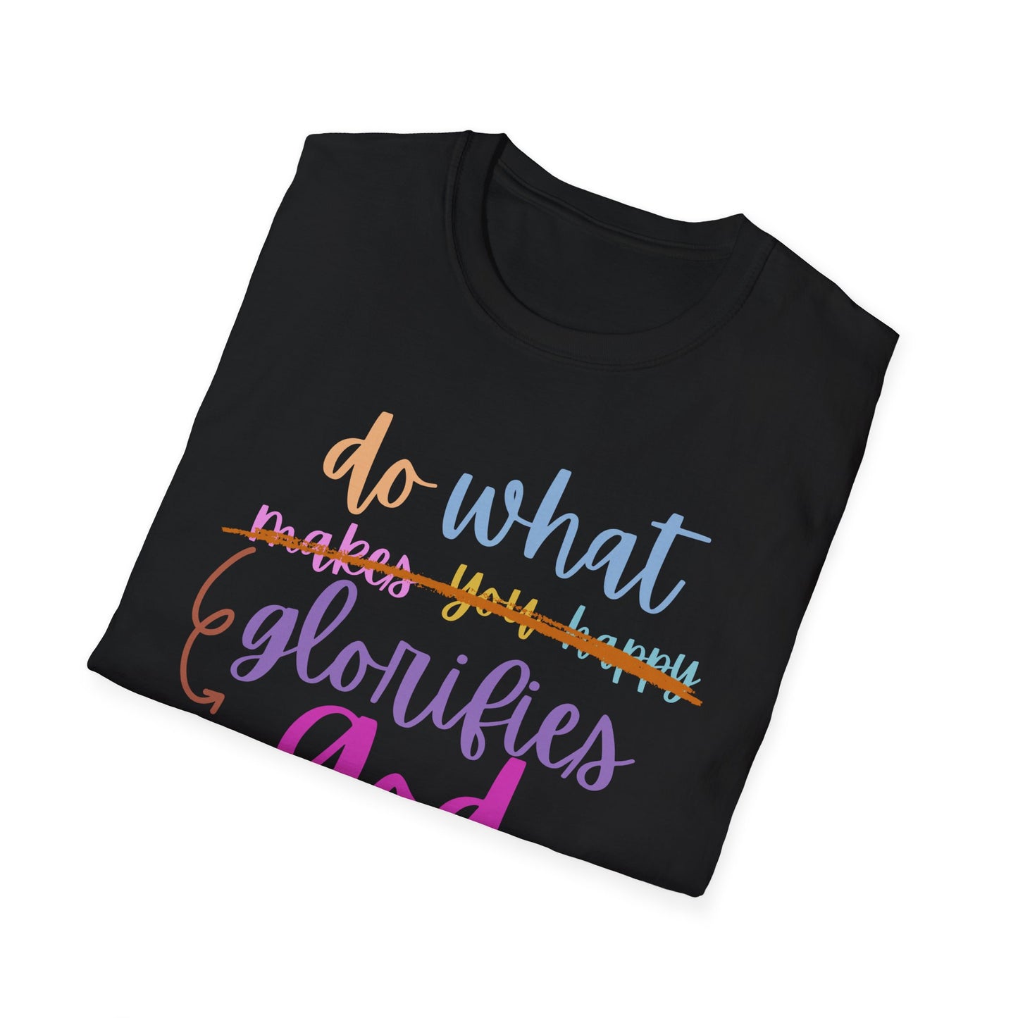Christian Inspirational T-Shirt - Glorify God, Not Yourself