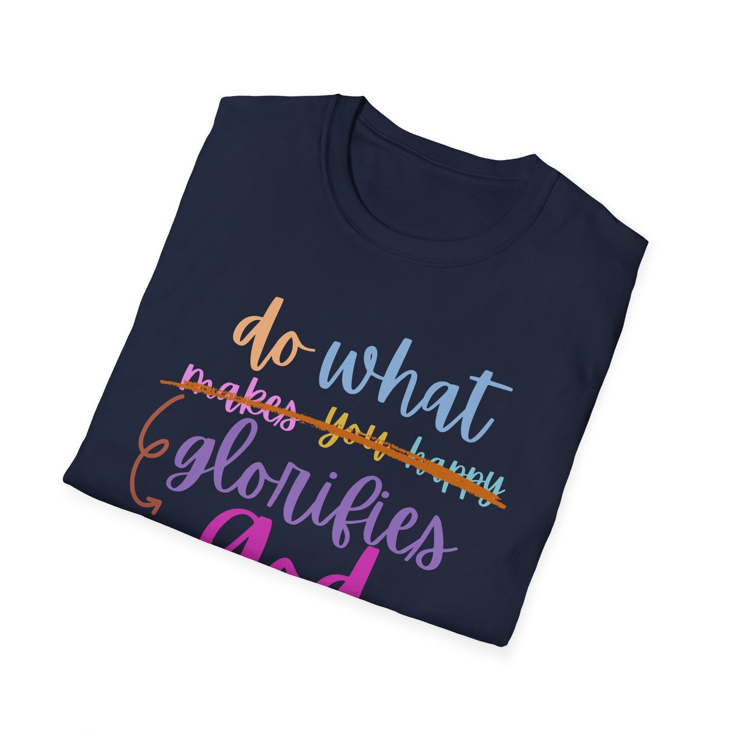 Christian Inspirational T-Shirt - Glorify God, Not Yourself
