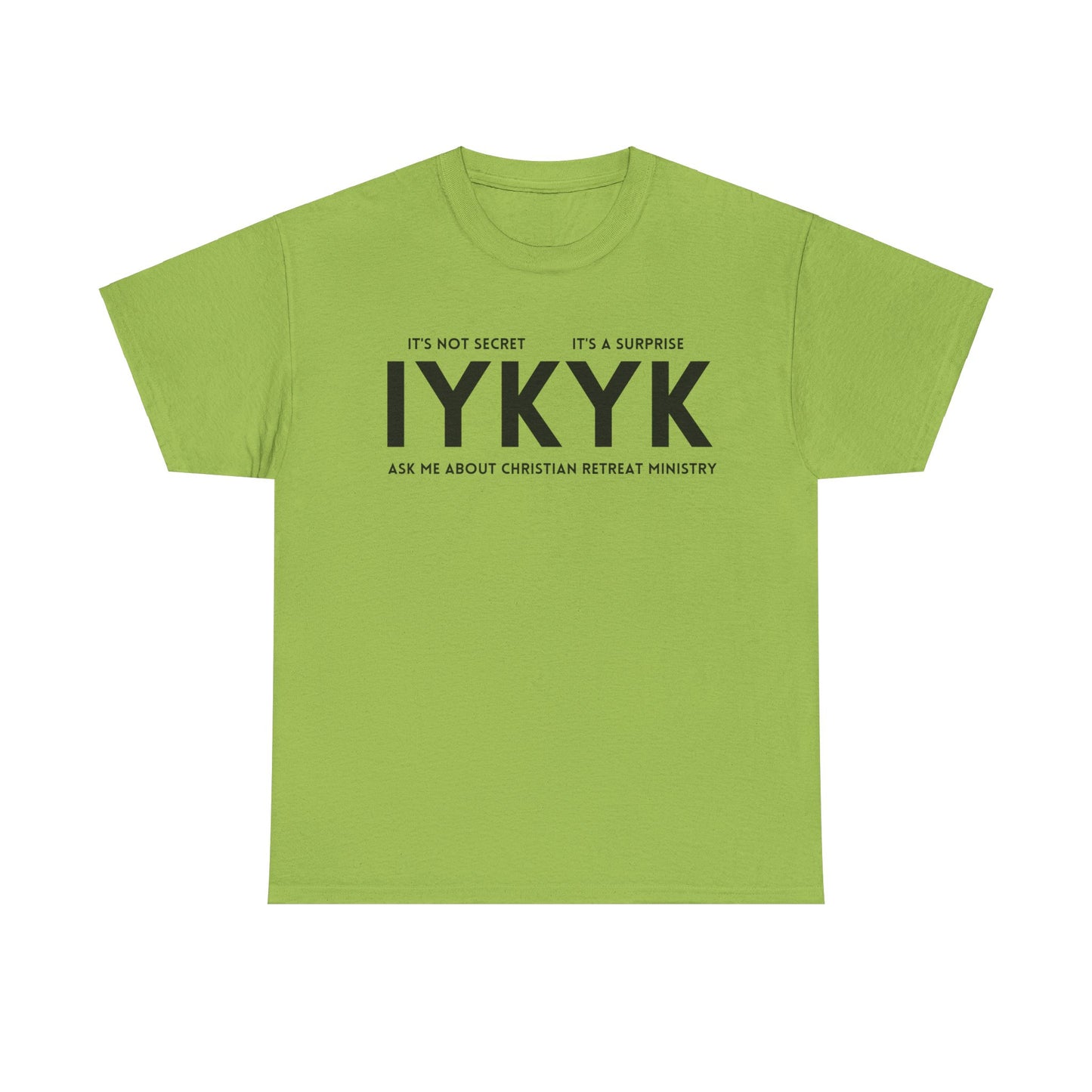 Christian Retreat Ministry Unisex Tee - IYKYK Heavy Cotton T-Shirt for Men and Women