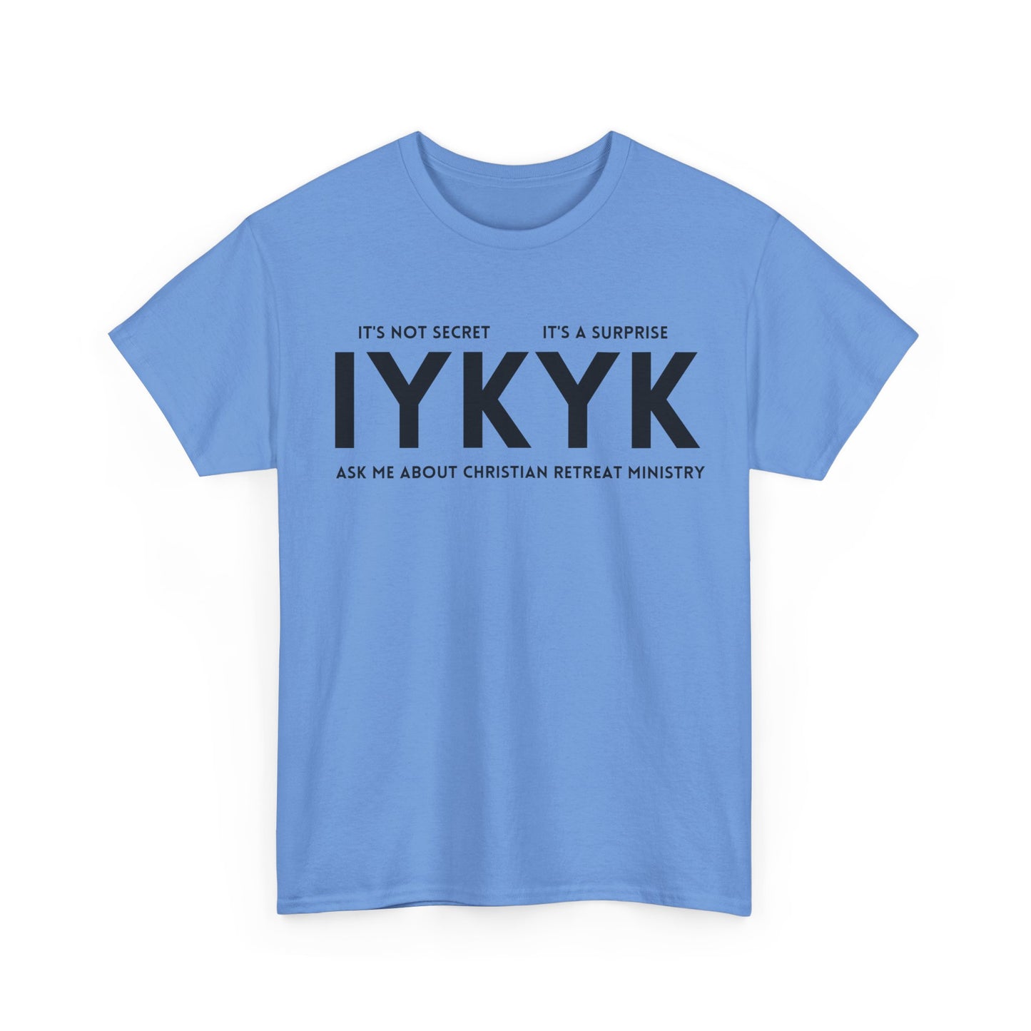 Christian Retreat Ministry Unisex Tee - IYKYK Heavy Cotton T-Shirt for Men and Women