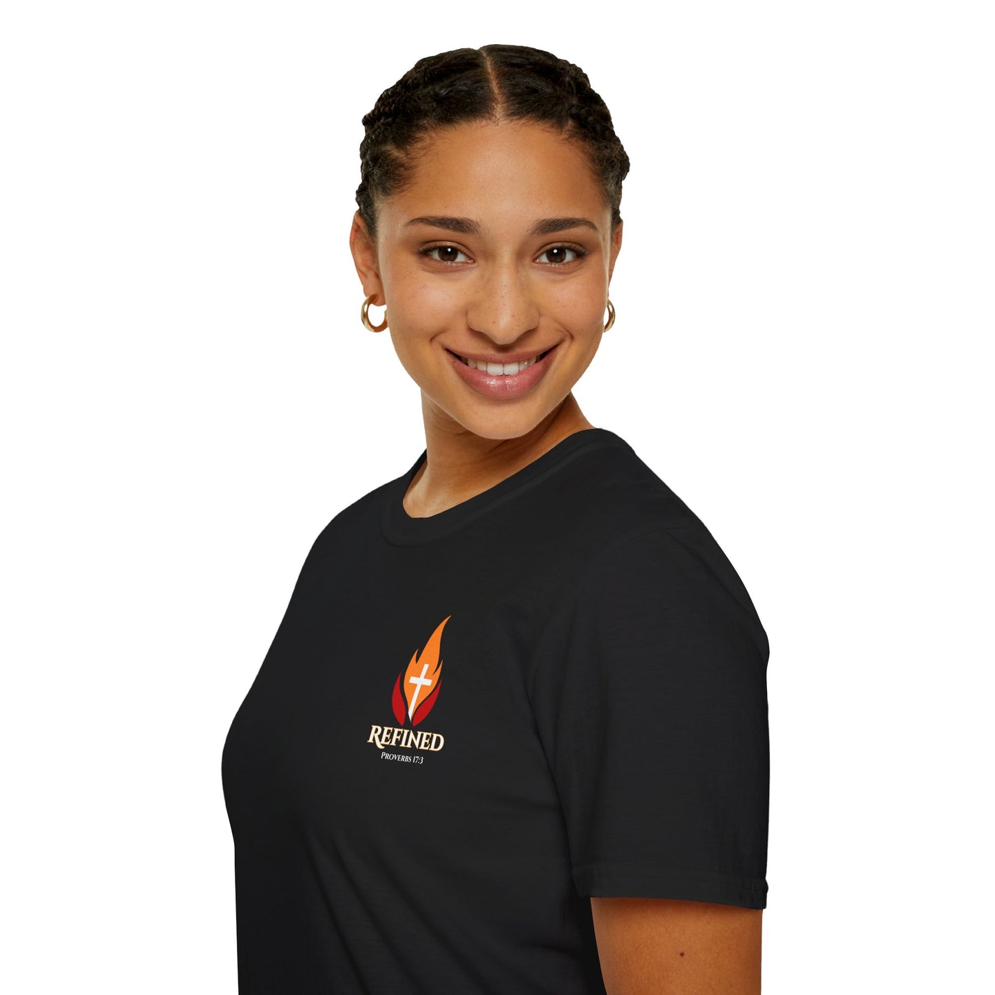Christian Retreat Team Unisex T-Shirt with Proverbs 17:3 Design