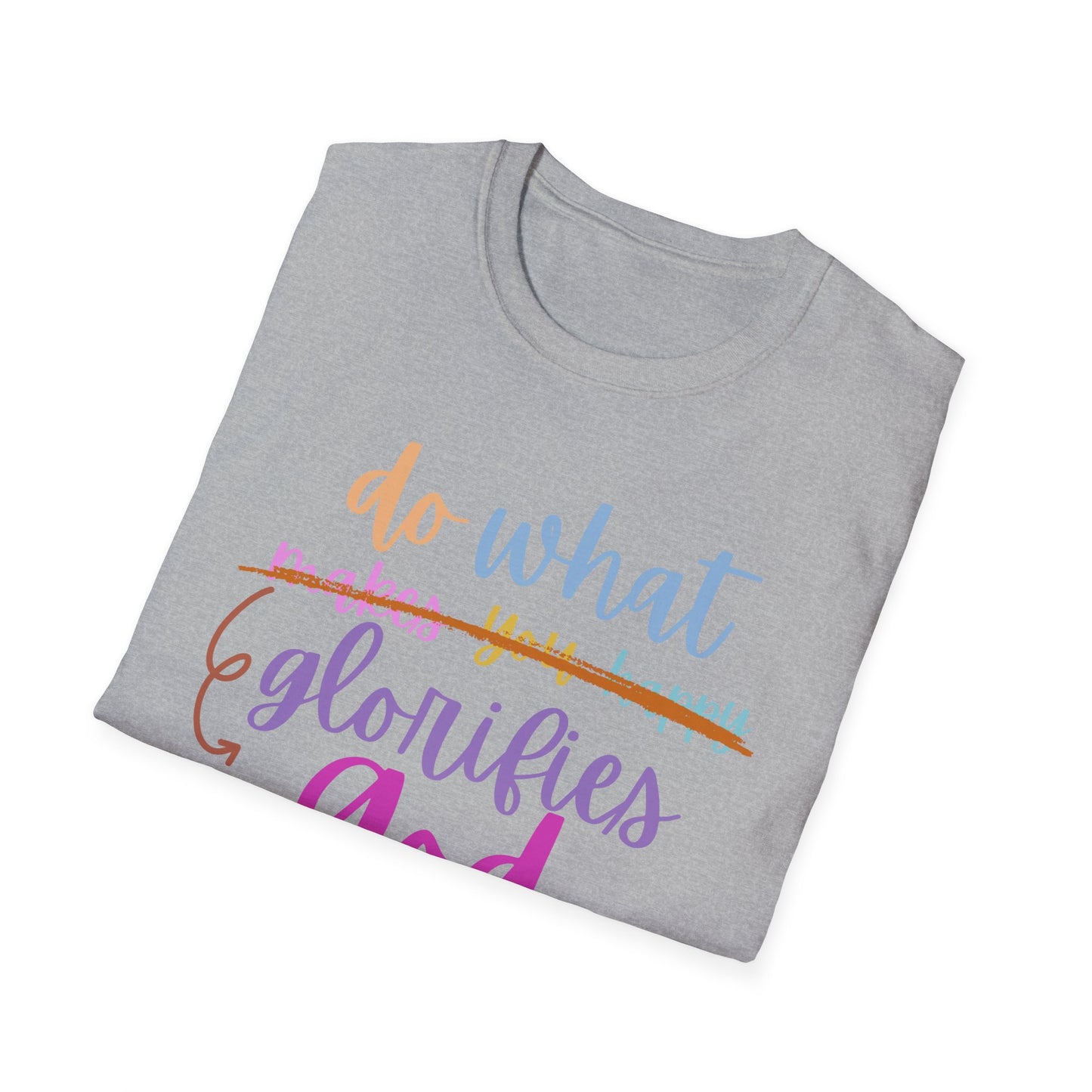 Christian Inspirational T-Shirt - Glorify God, Not Yourself