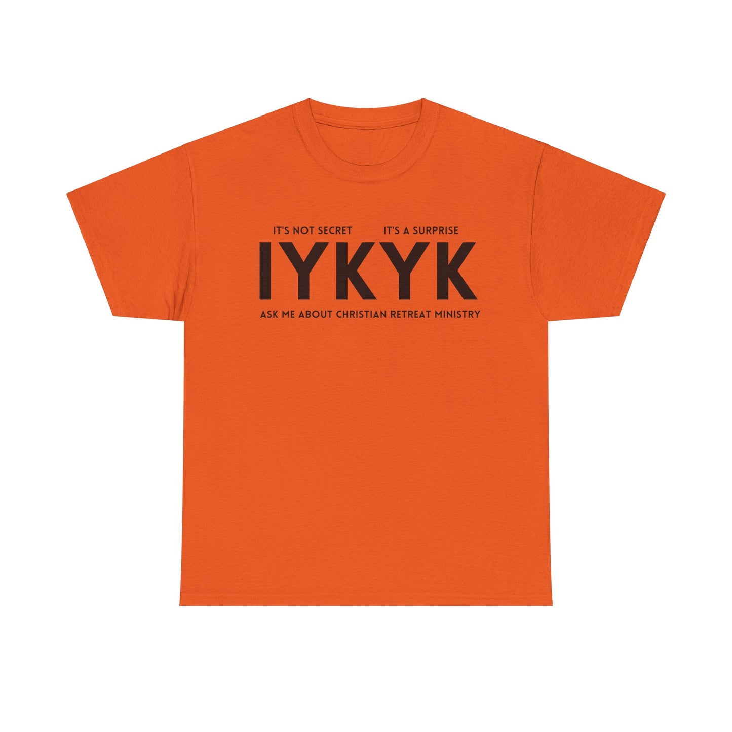 Christian Retreat Ministry Unisex Tee - IYKYK Heavy Cotton T-Shirt for Men and Women