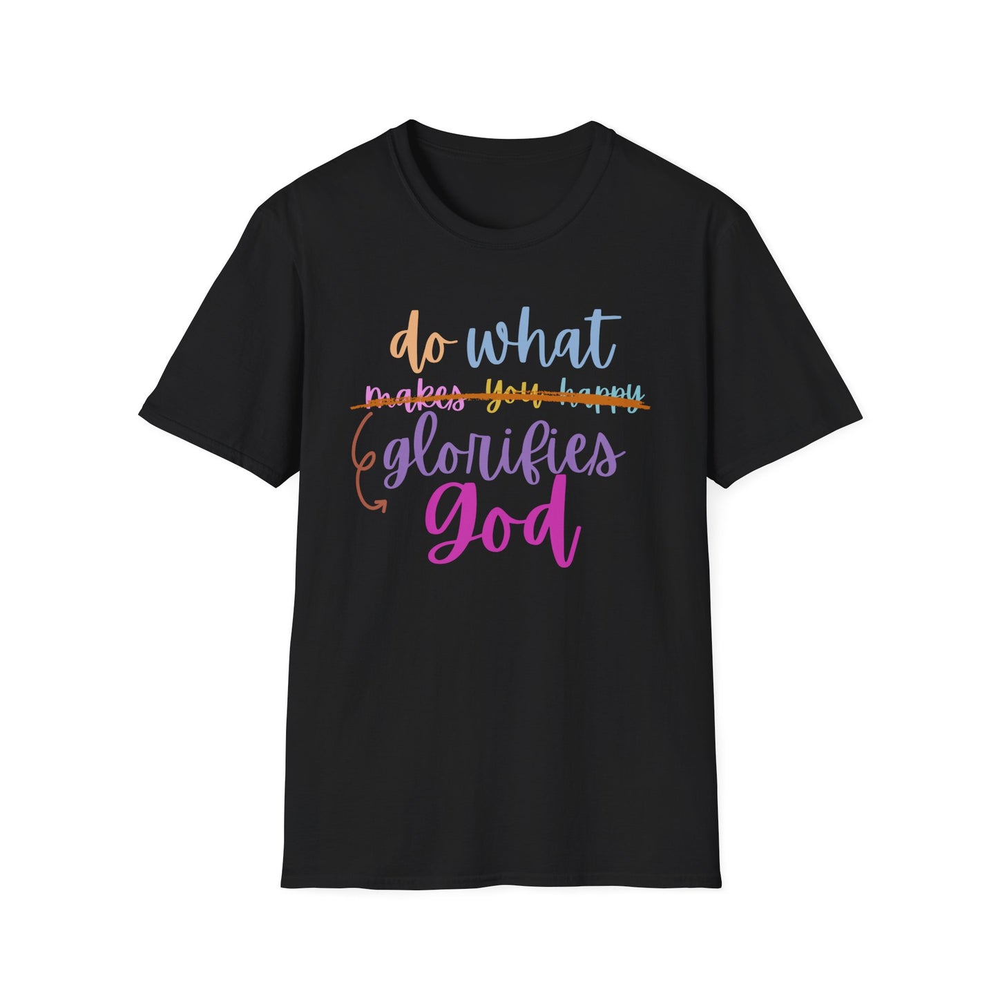 Christian Inspirational T-Shirt - Glorify God, Not Yourself