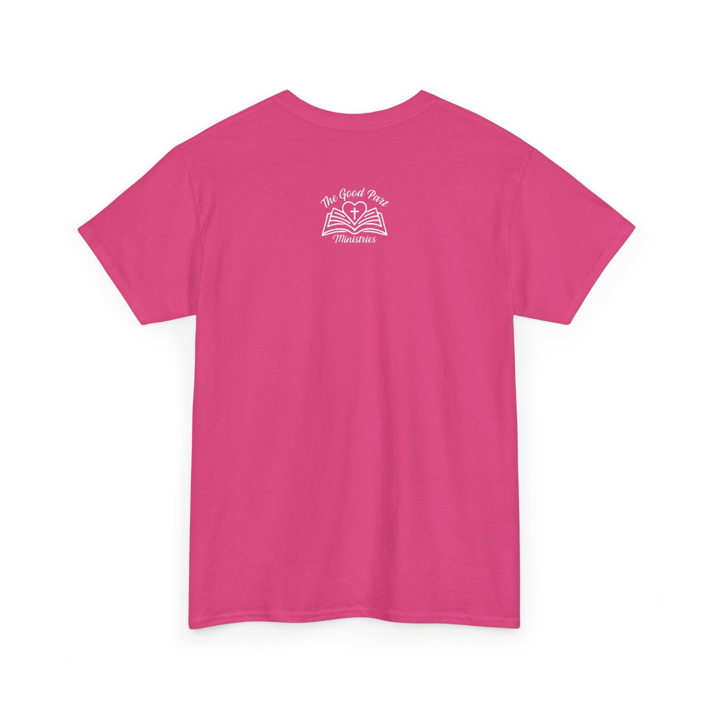 Christian Characteristics Cross Unisex Tee - Child of God, Daughter of the King Print