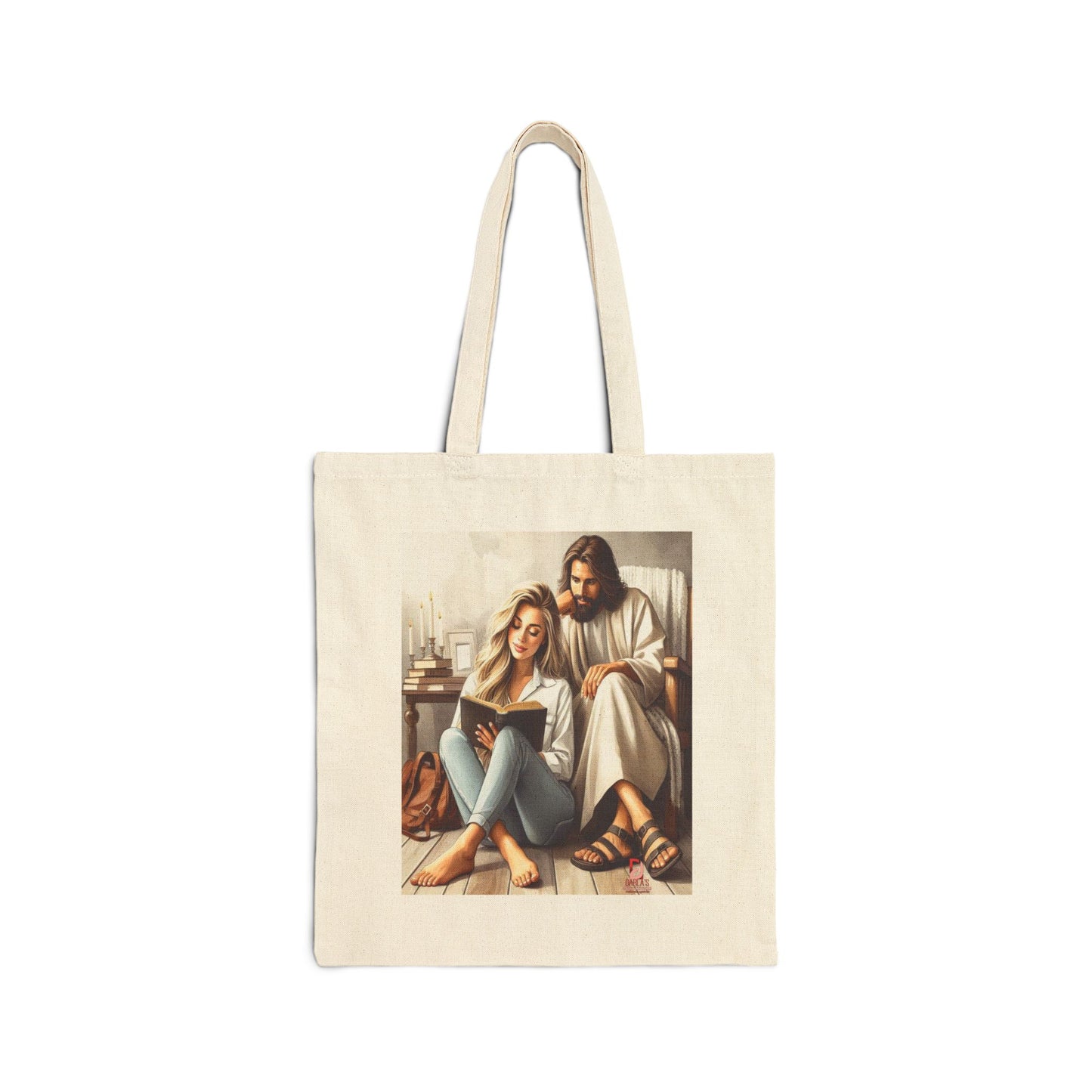 Canvas Tote Bag The Good Part Inspirational Art by Darla's Devotionals