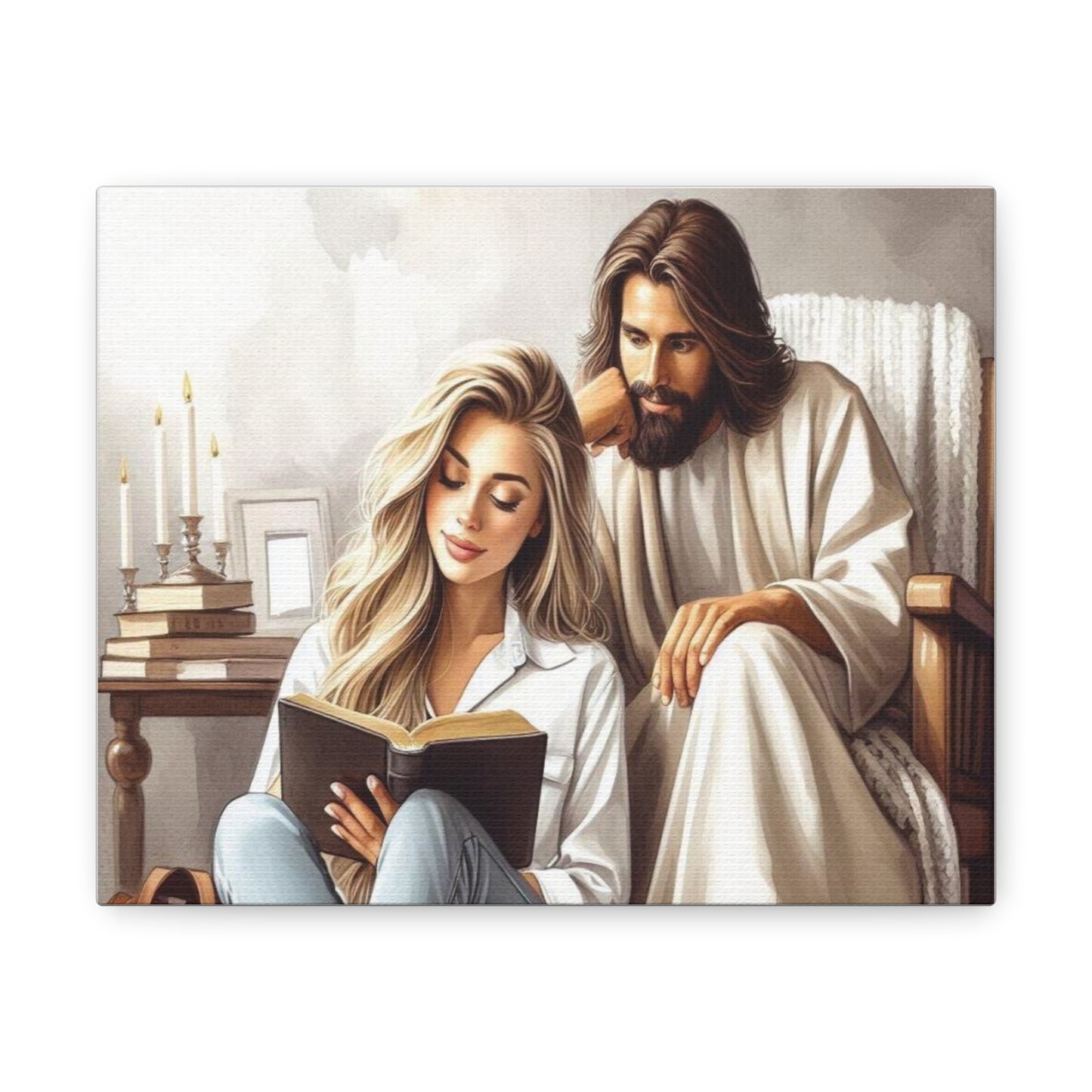 Canvas Wall Art - The Good Part Inspirational Bible Artwork by Darla's Devotionals