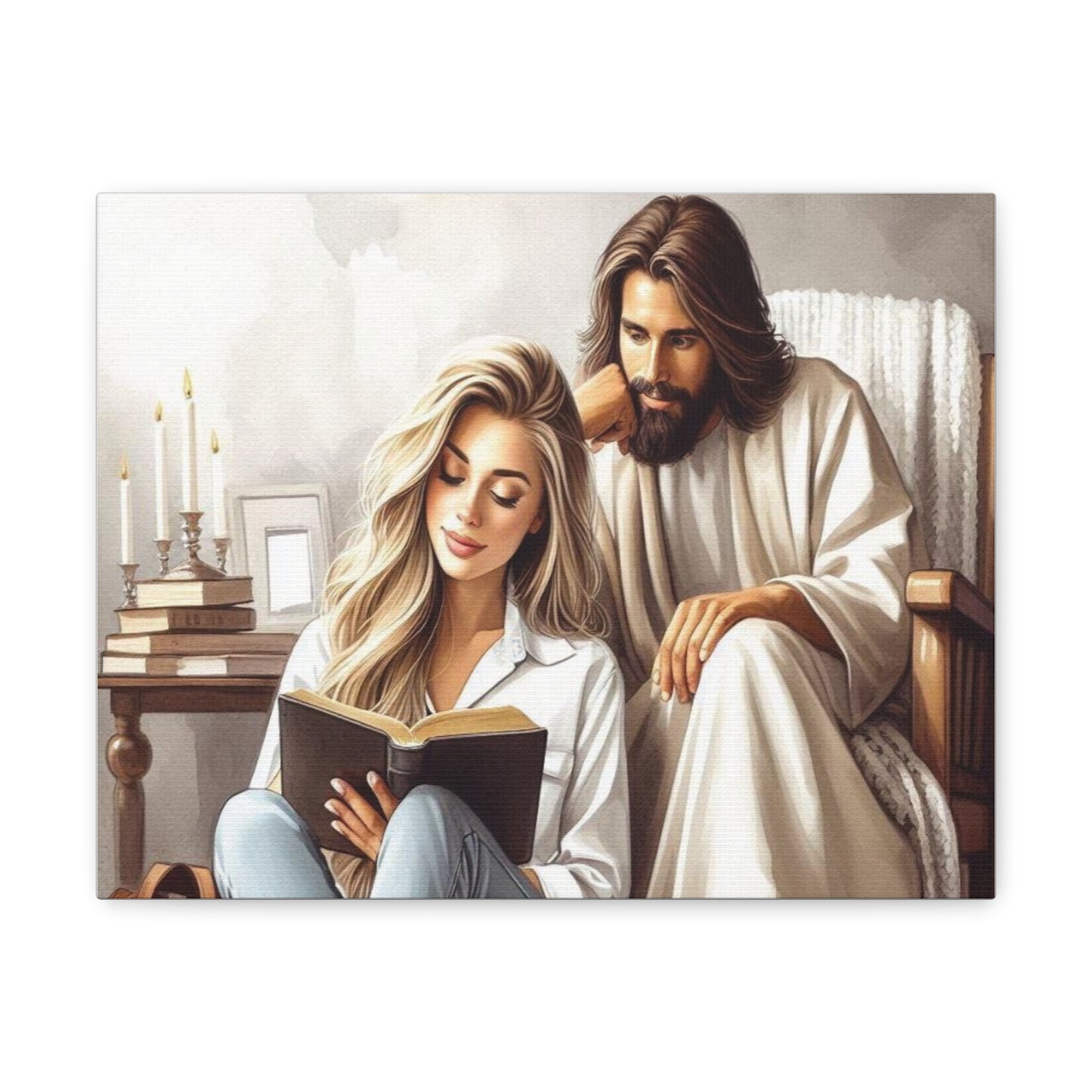 Canvas Wall Art - The Good Part Inspirational Bible Artwork by Darla's Devotionals