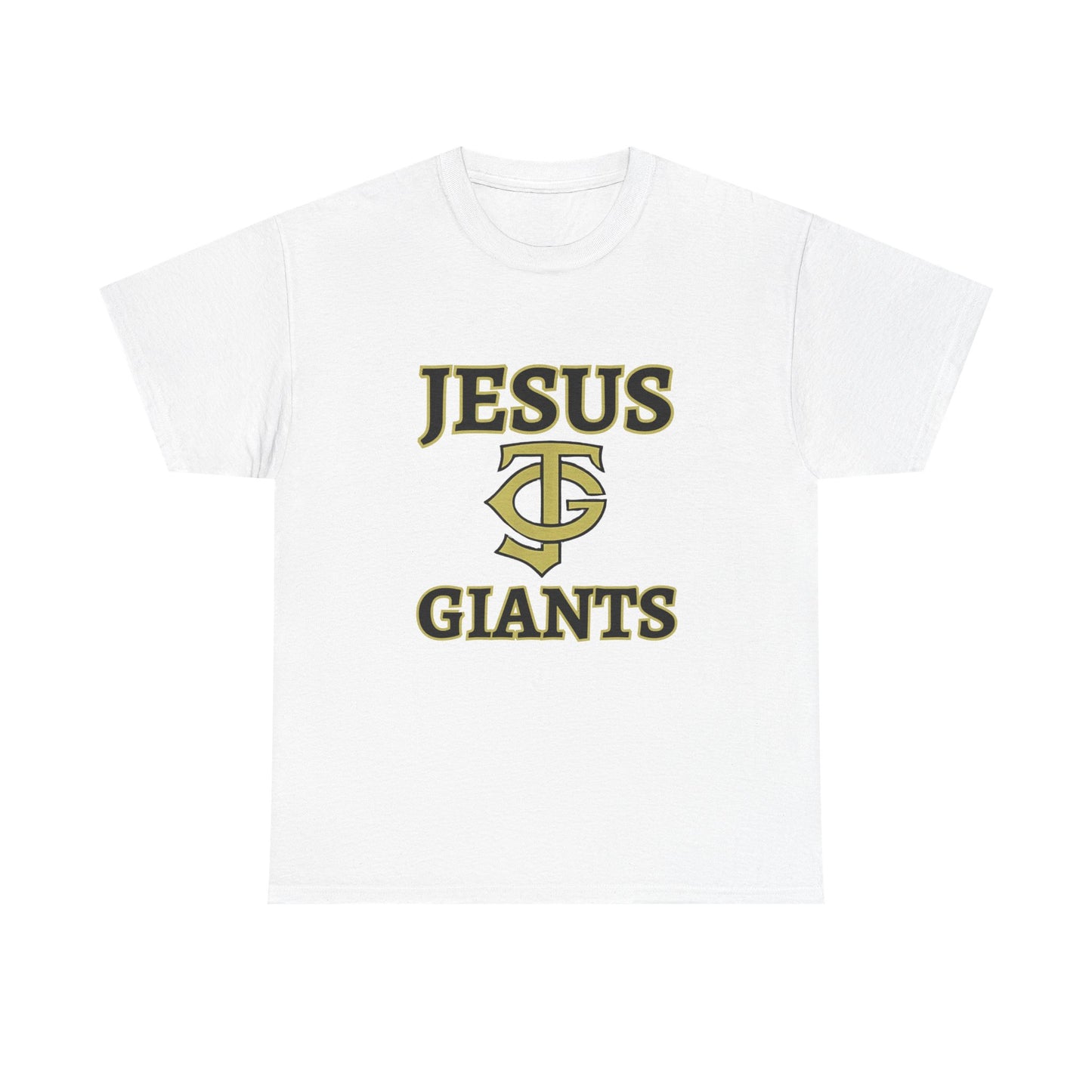 Inspirational Faith T-Shirt, Christian Tee, Jesus Giants Apparel, Romans 8:37 Shirt, Unisex T-Shirt, Gift for Believers