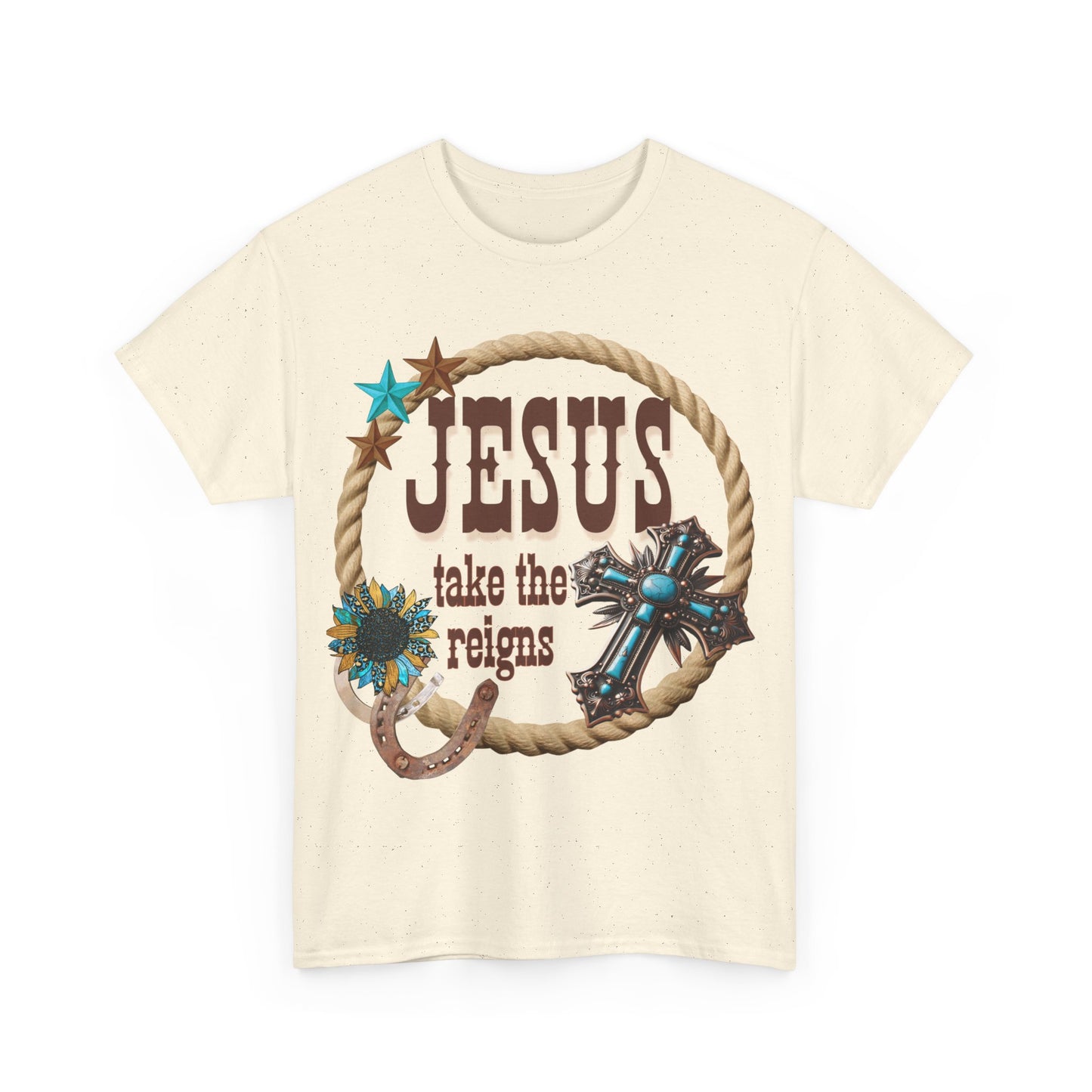 Jesus Take the Reins Unisex Tee