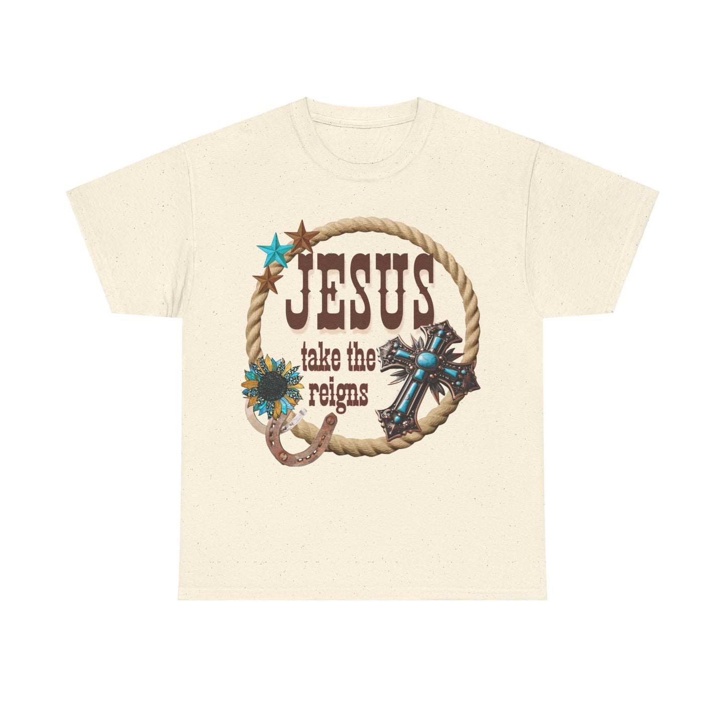 Jesus Take the Reins Unisex Tee