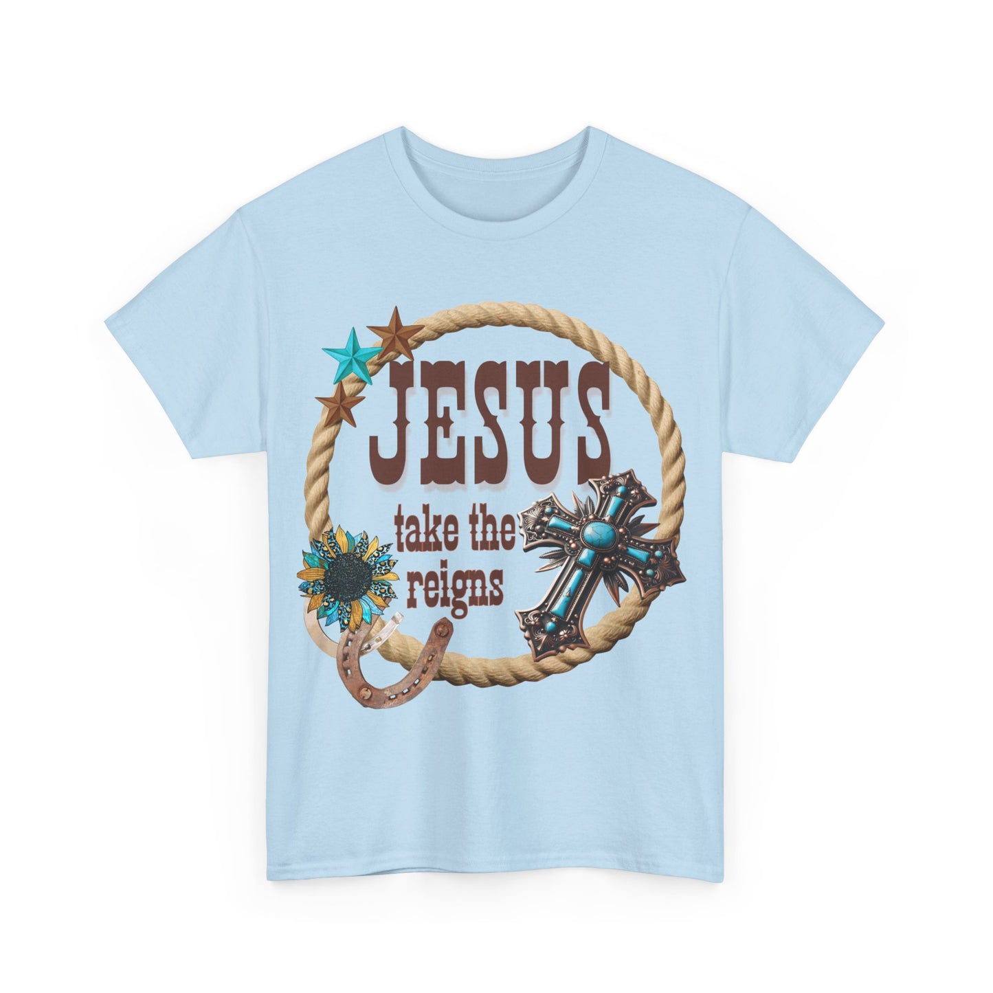 Jesus Take the Reins Unisex Tee