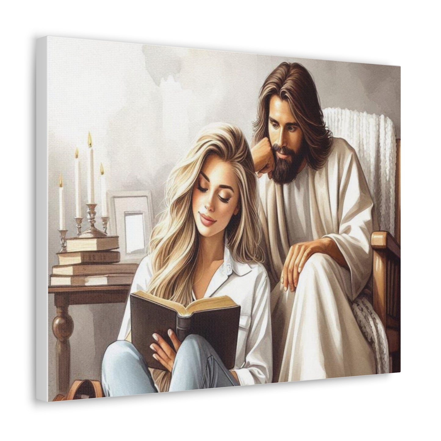 Canvas Wall Art - The Good Part Inspirational Bible Artwork by Darla's Devotionals