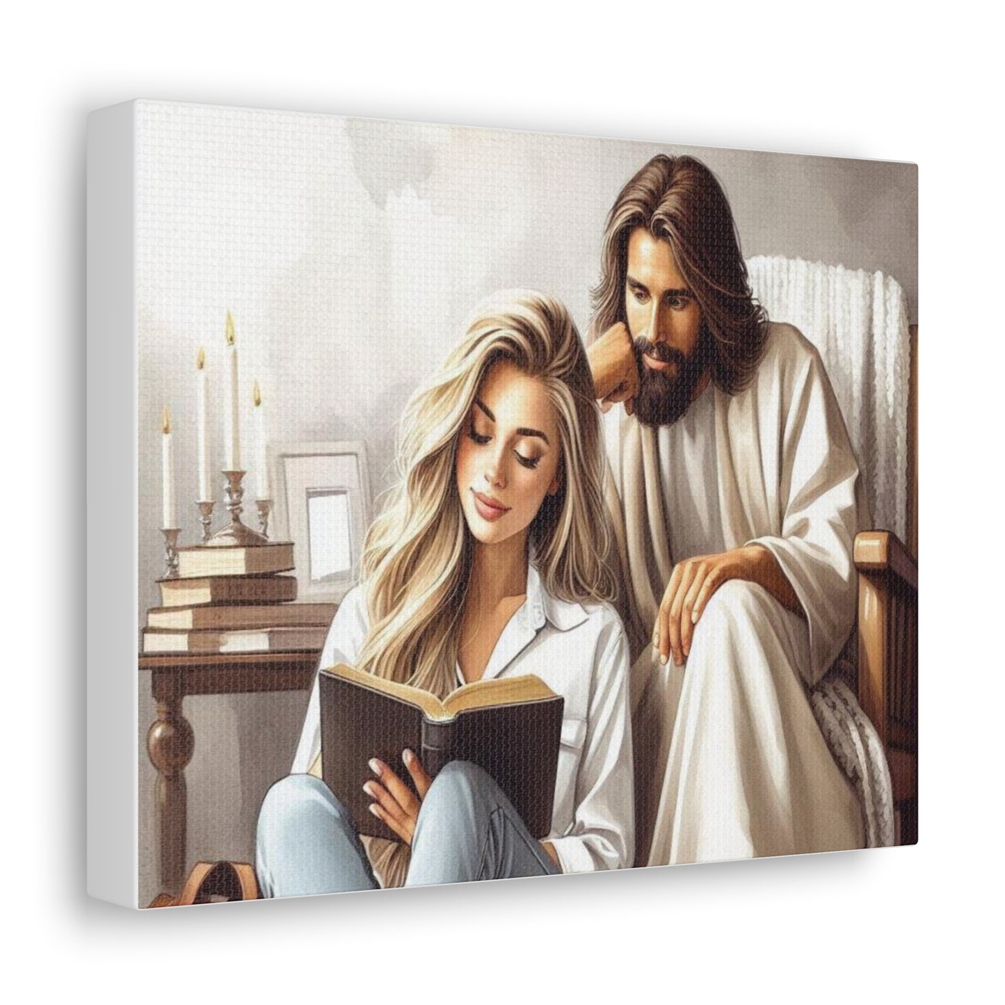 Canvas Wall Art - The Good Part Inspirational Bible Artwork by Darla's Devotionals