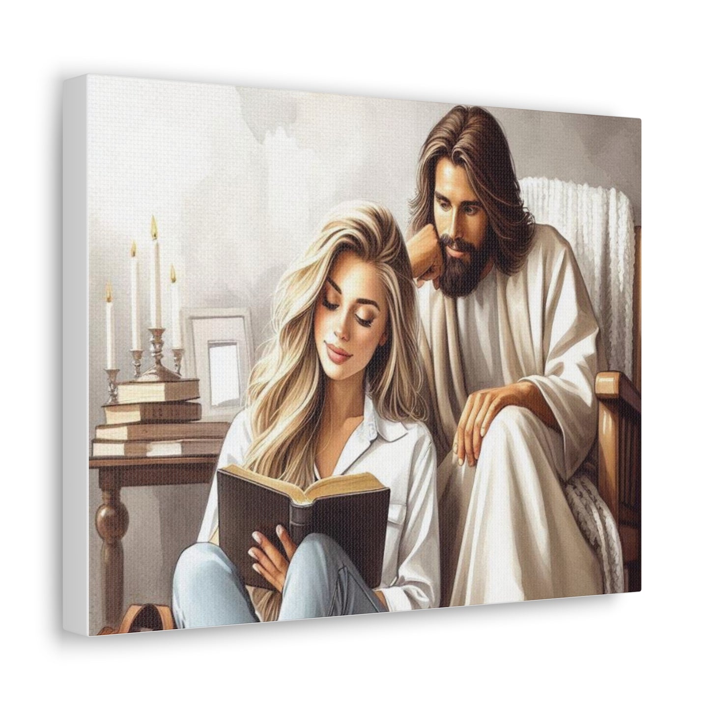 Canvas Wall Art - The Good Part Inspirational Bible Artwork by Darla's Devotionals